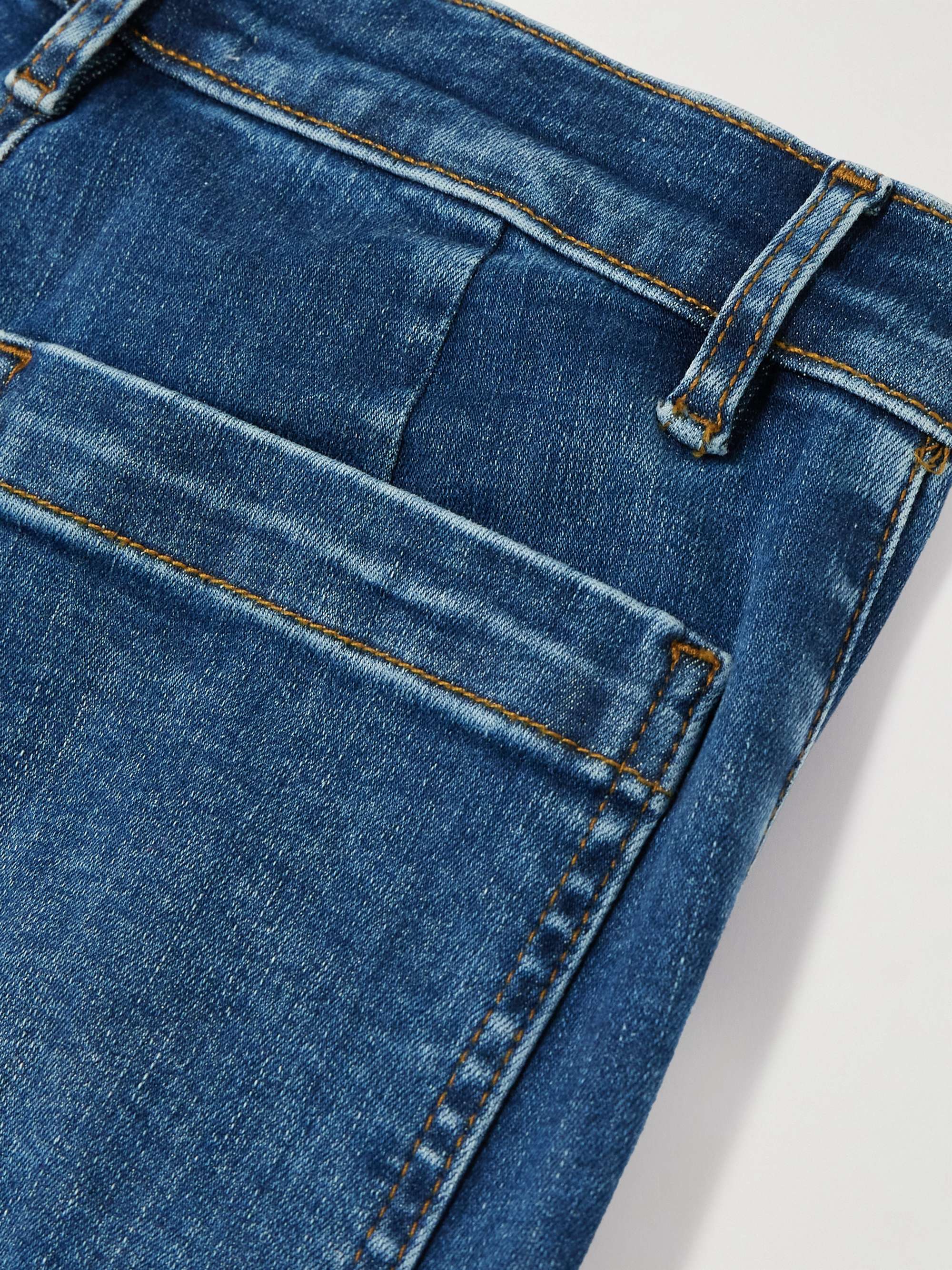 The Utility organic high-rise straight-leg jeans view