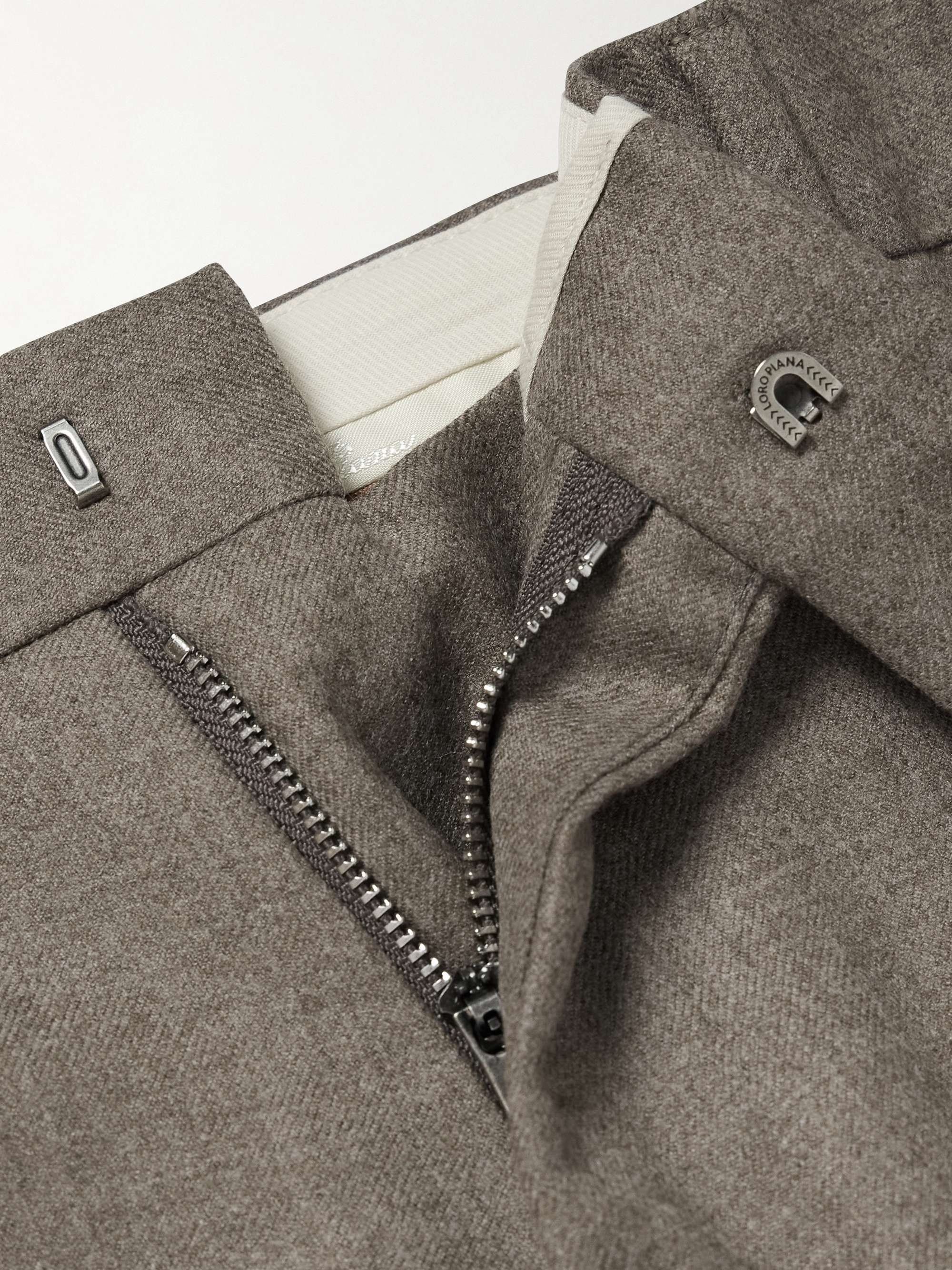 Jacey Straight-Leg Virgin Wool Trousers view