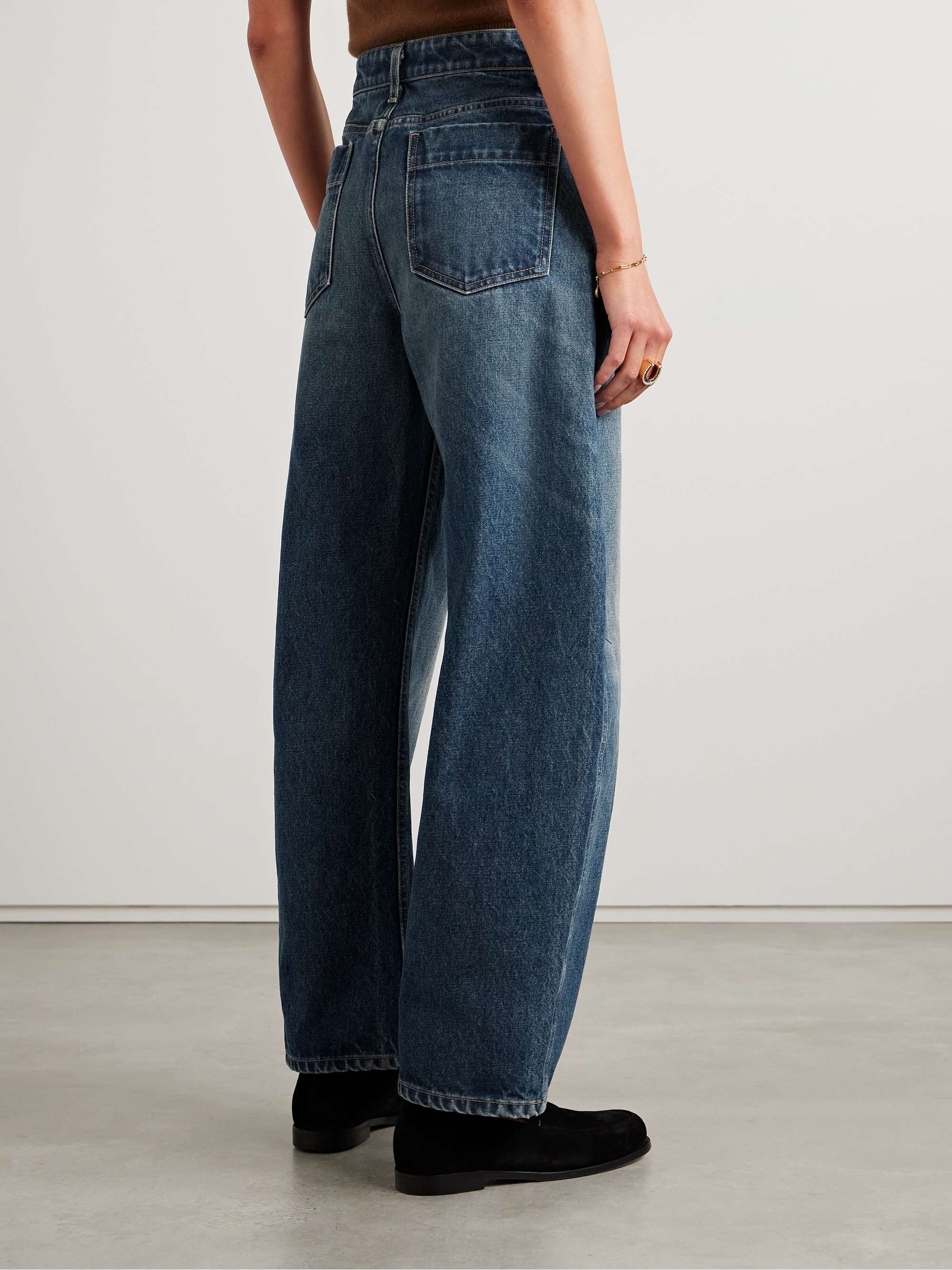 Otis mid-rise barrel-leg jeans view