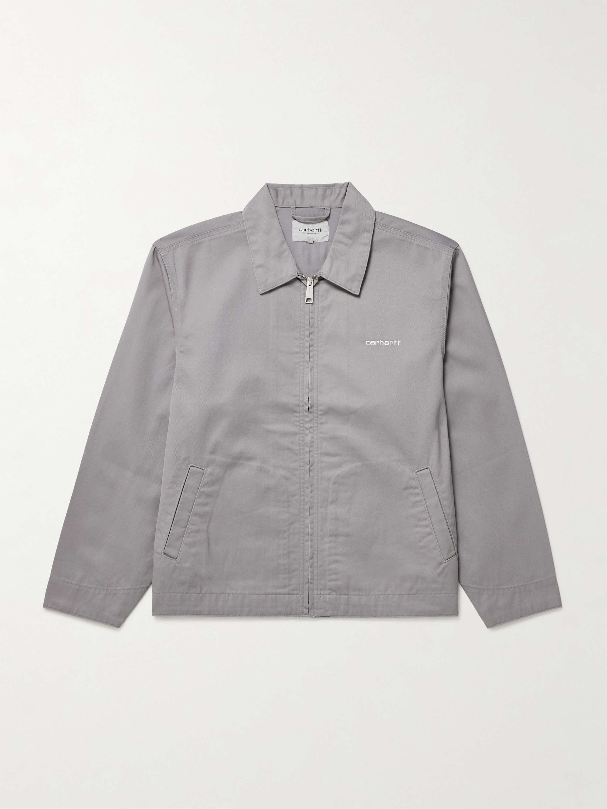 Module Script Logo-Embroidered Twill Bomber Jacket hero visual