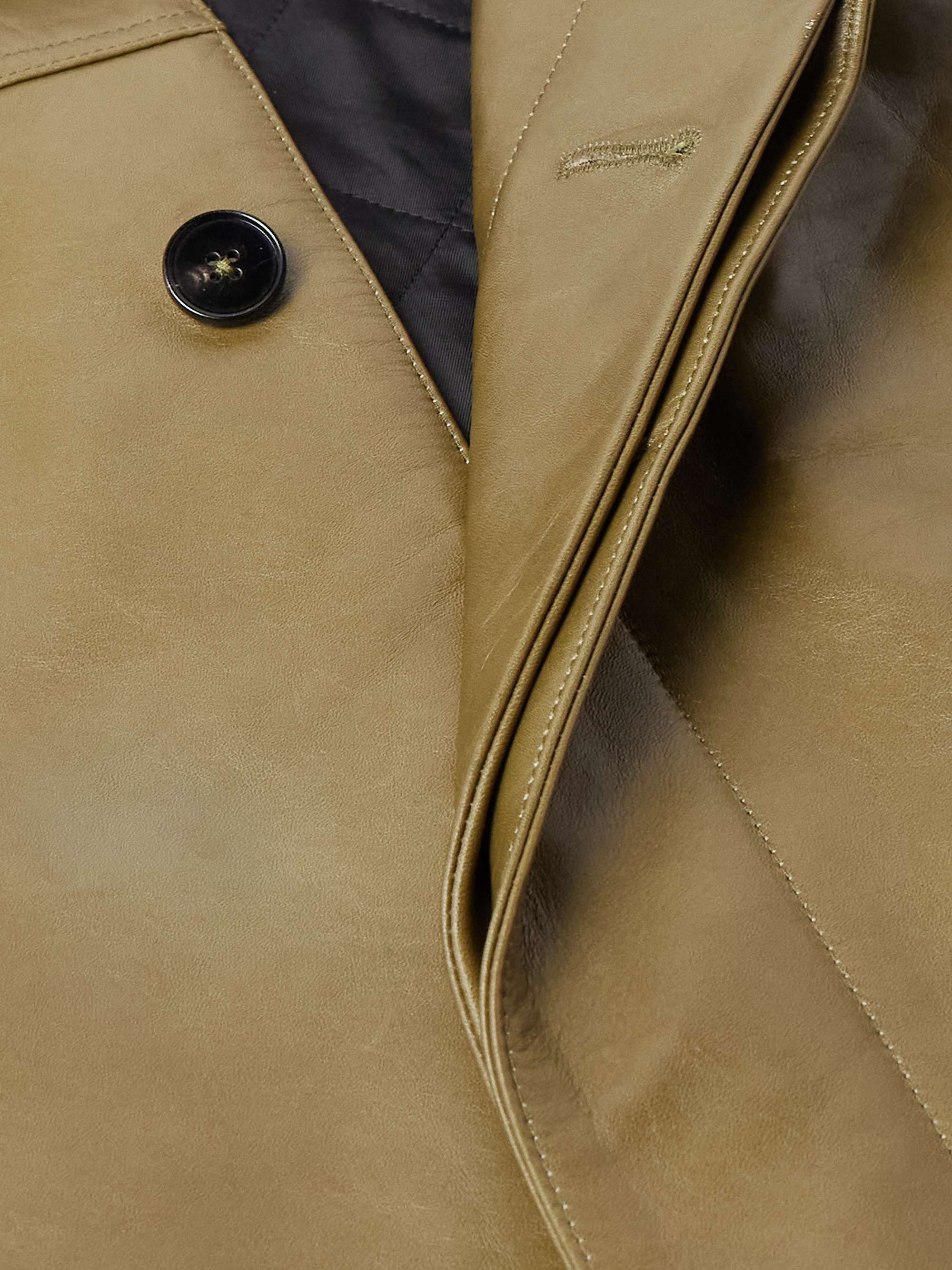 Oversized Leather Jacket view