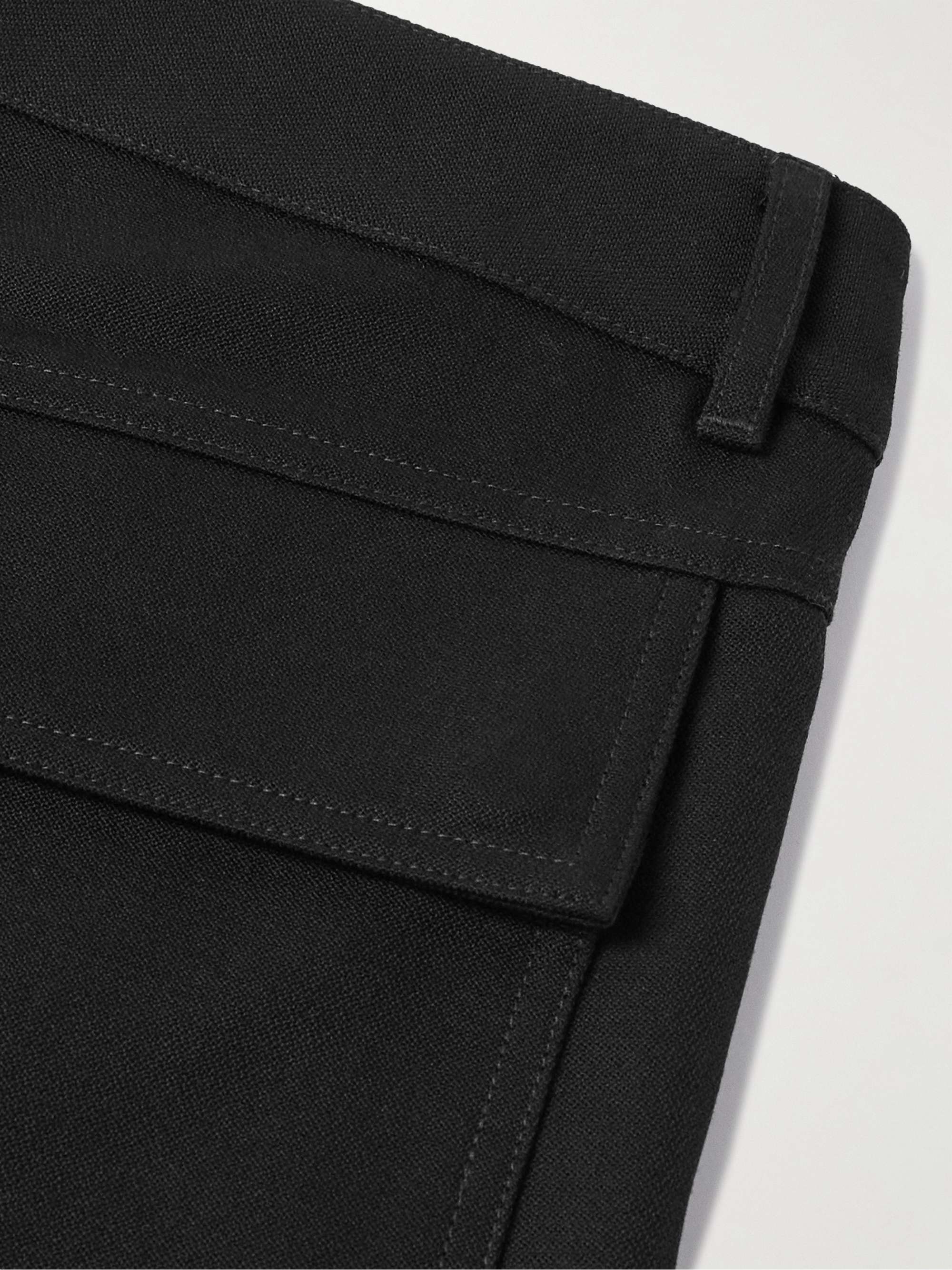 + Bonotto Headon Straight-Leg Convertible Zip-Embellished Cotton-Blend Canvas Trousers view