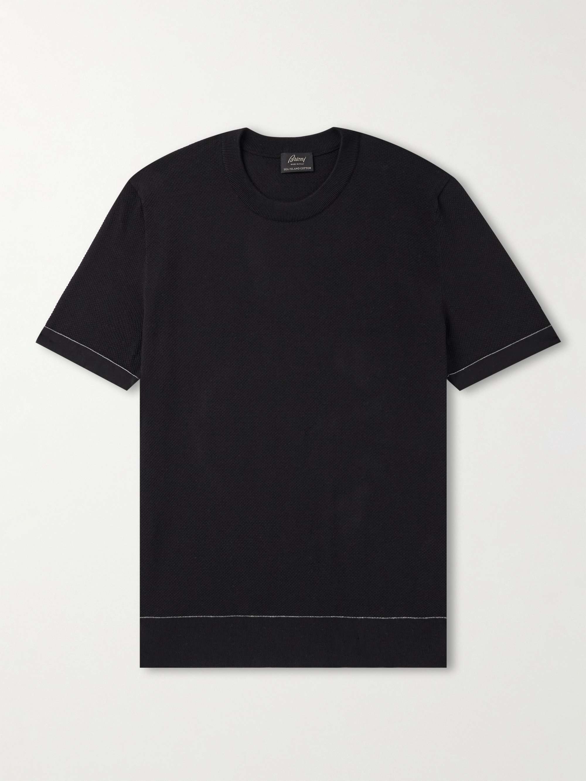 Sea Island Cotton-Piqué T-Shirt hero visual