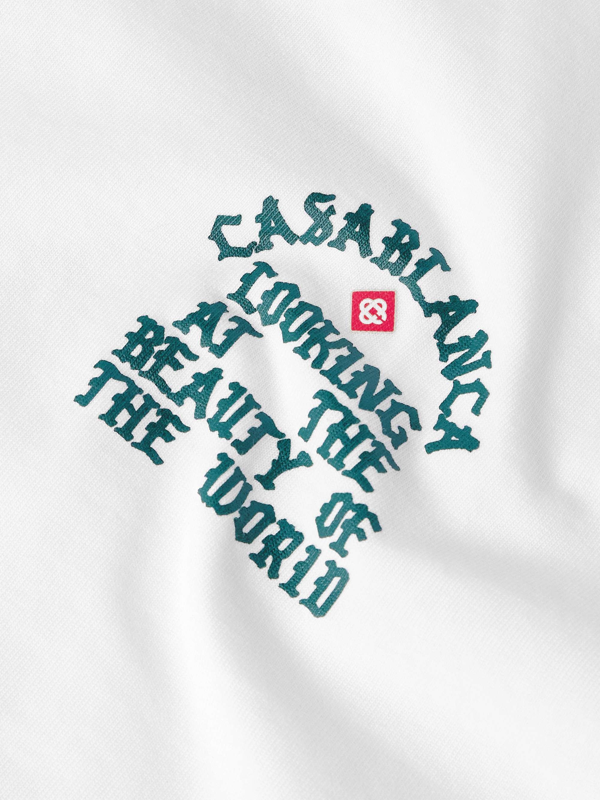 Looking at the Beauty of the World Logo-Print Organic Cotton-Jersey T-Shirt view