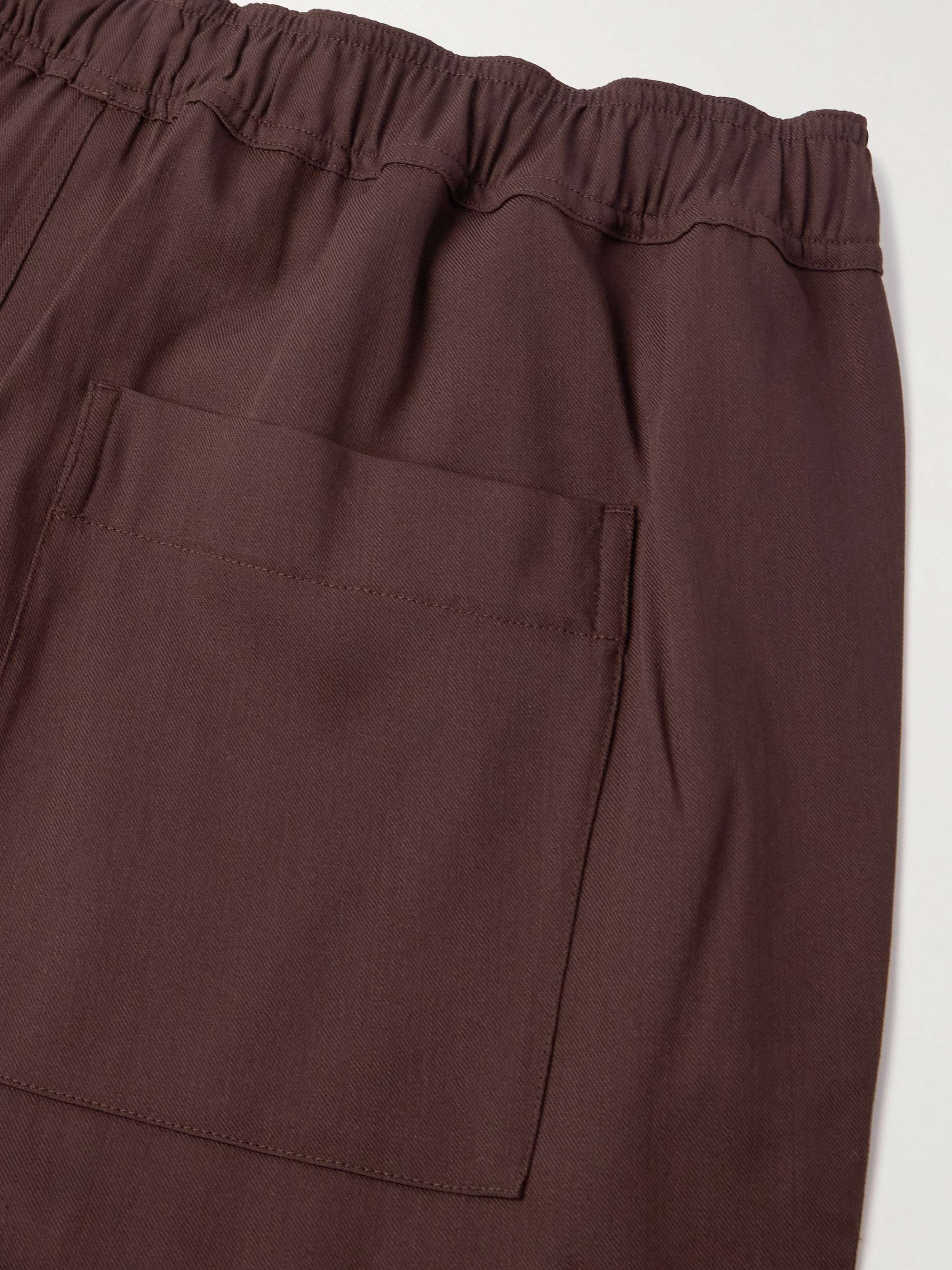 Junes Straight-Leg Wool-Blend Twill Trousers view