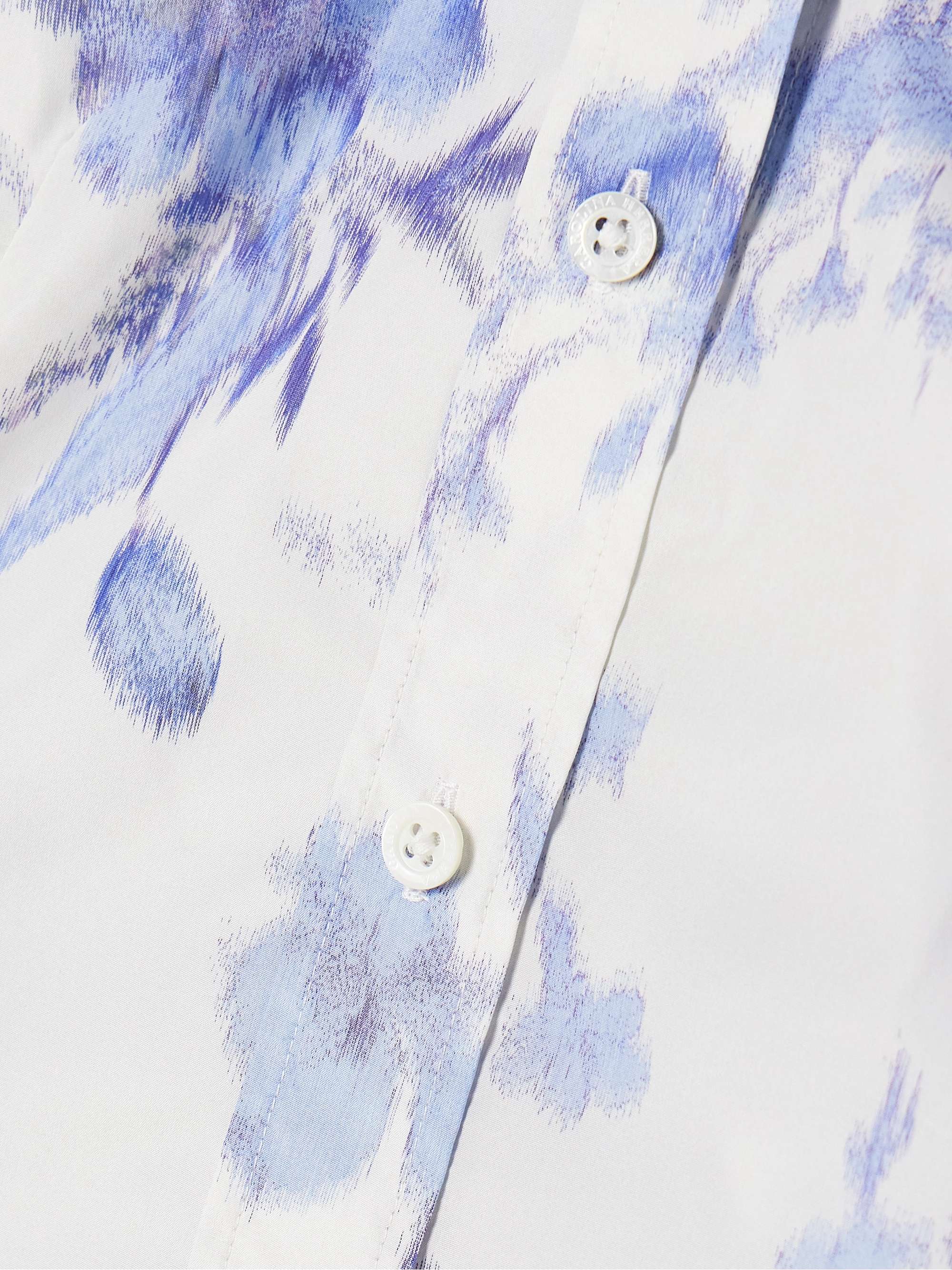 Icon floral-print taffeta shirt view