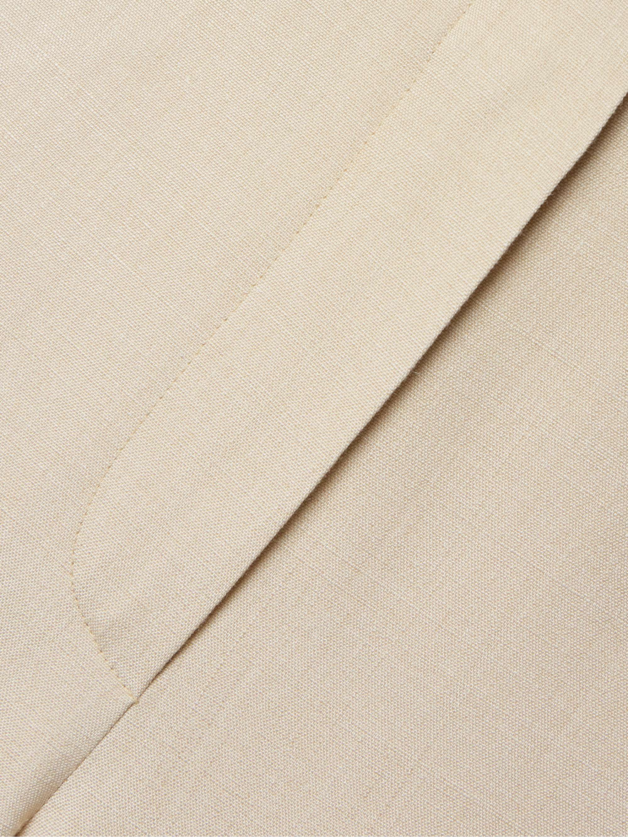Silk-dupioni straight-leg pants view