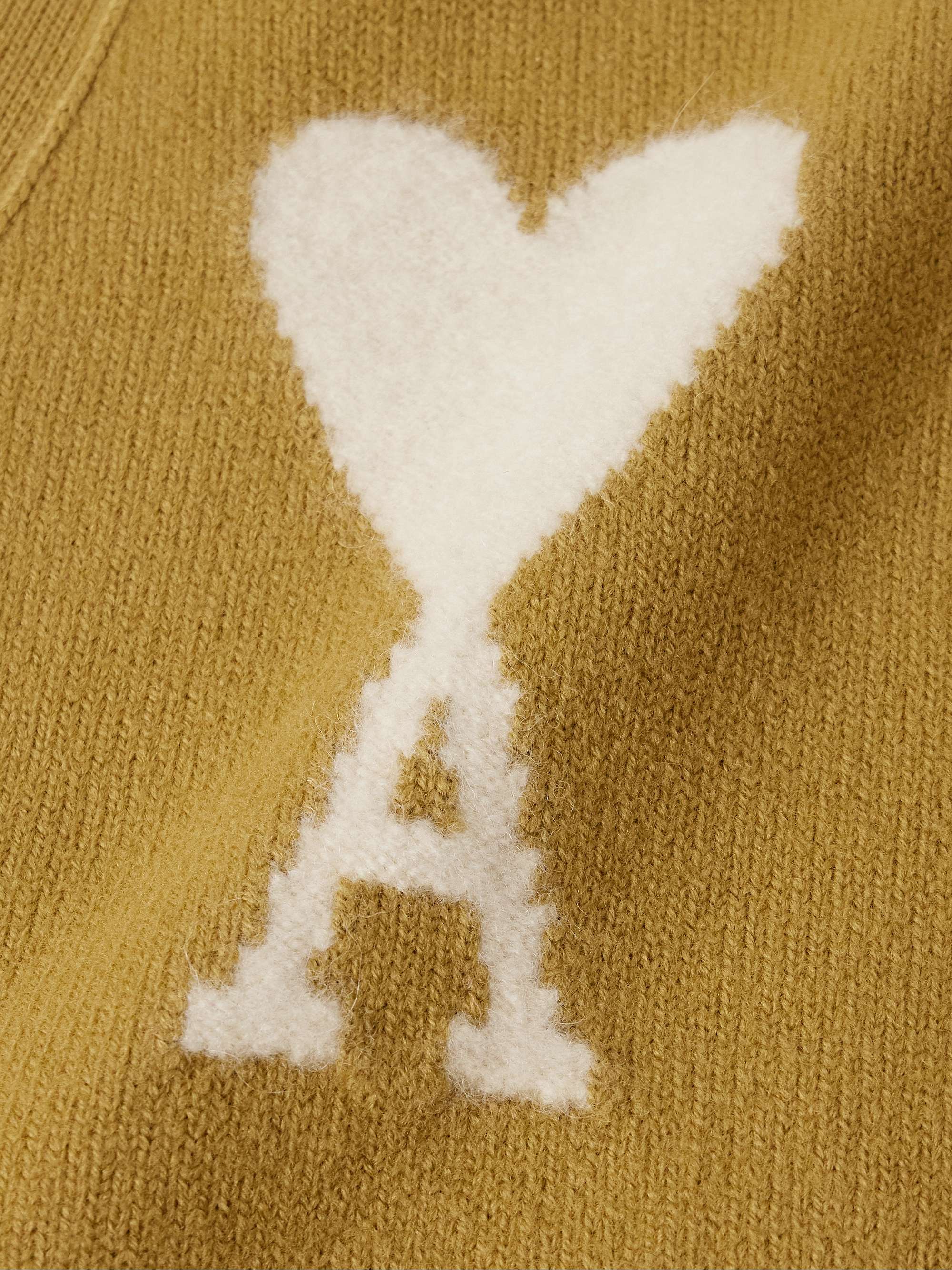 ADC Logo-Intarsia Virgin Wool Cardigan view