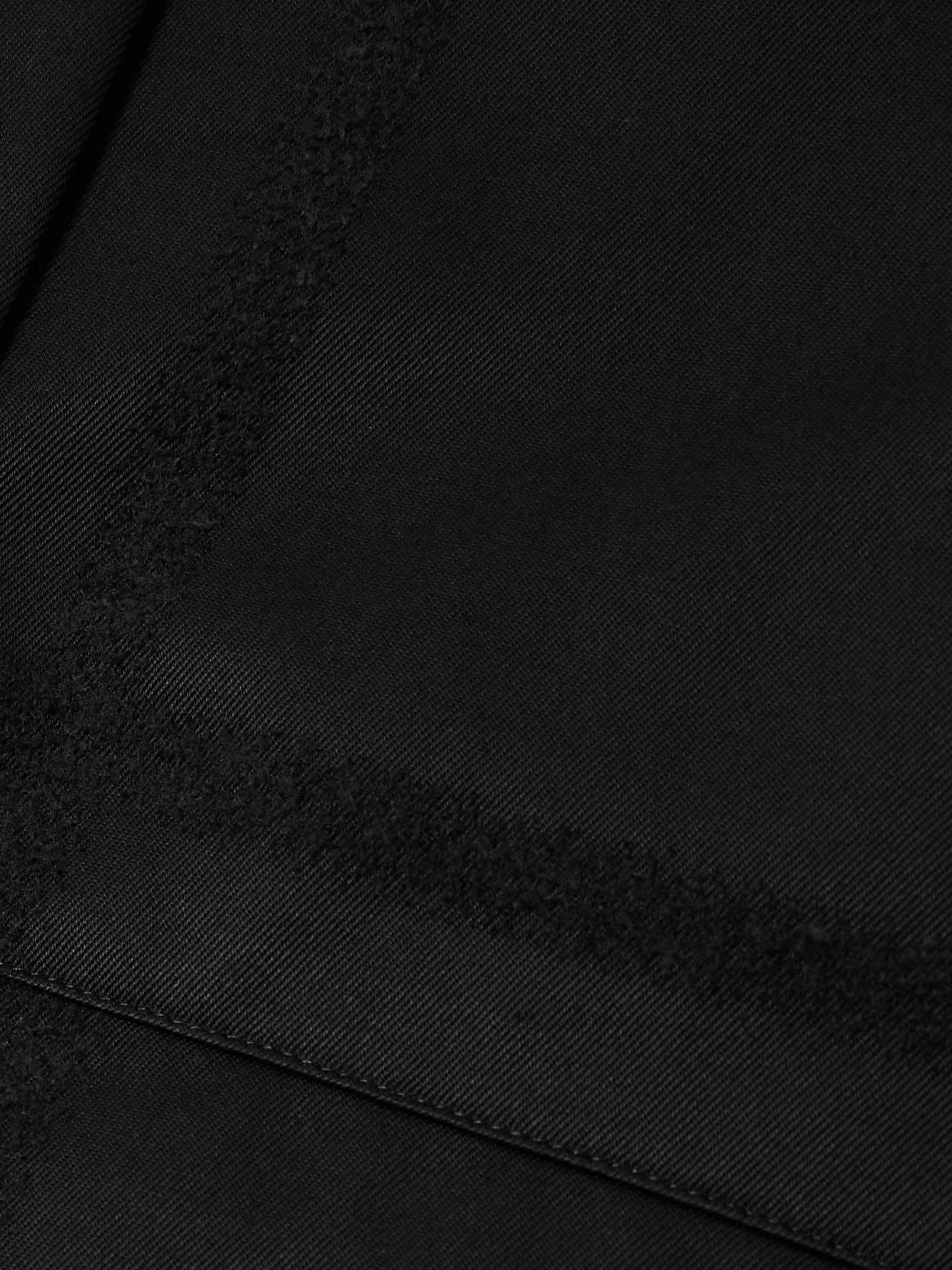 Ines Checko checked cotton-jacquard midi skirt view