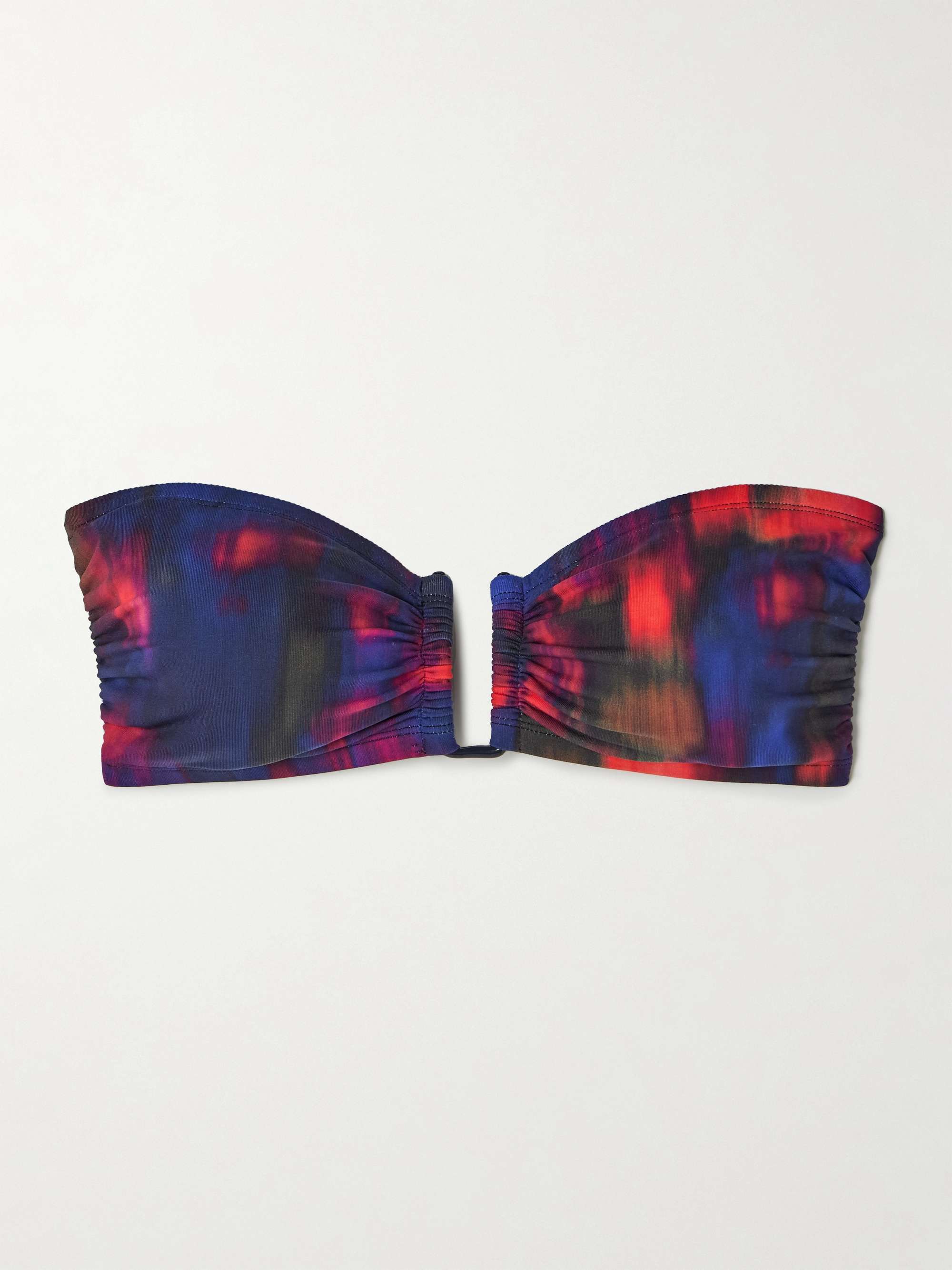 Meridien printed bandeau bikini top hero visual