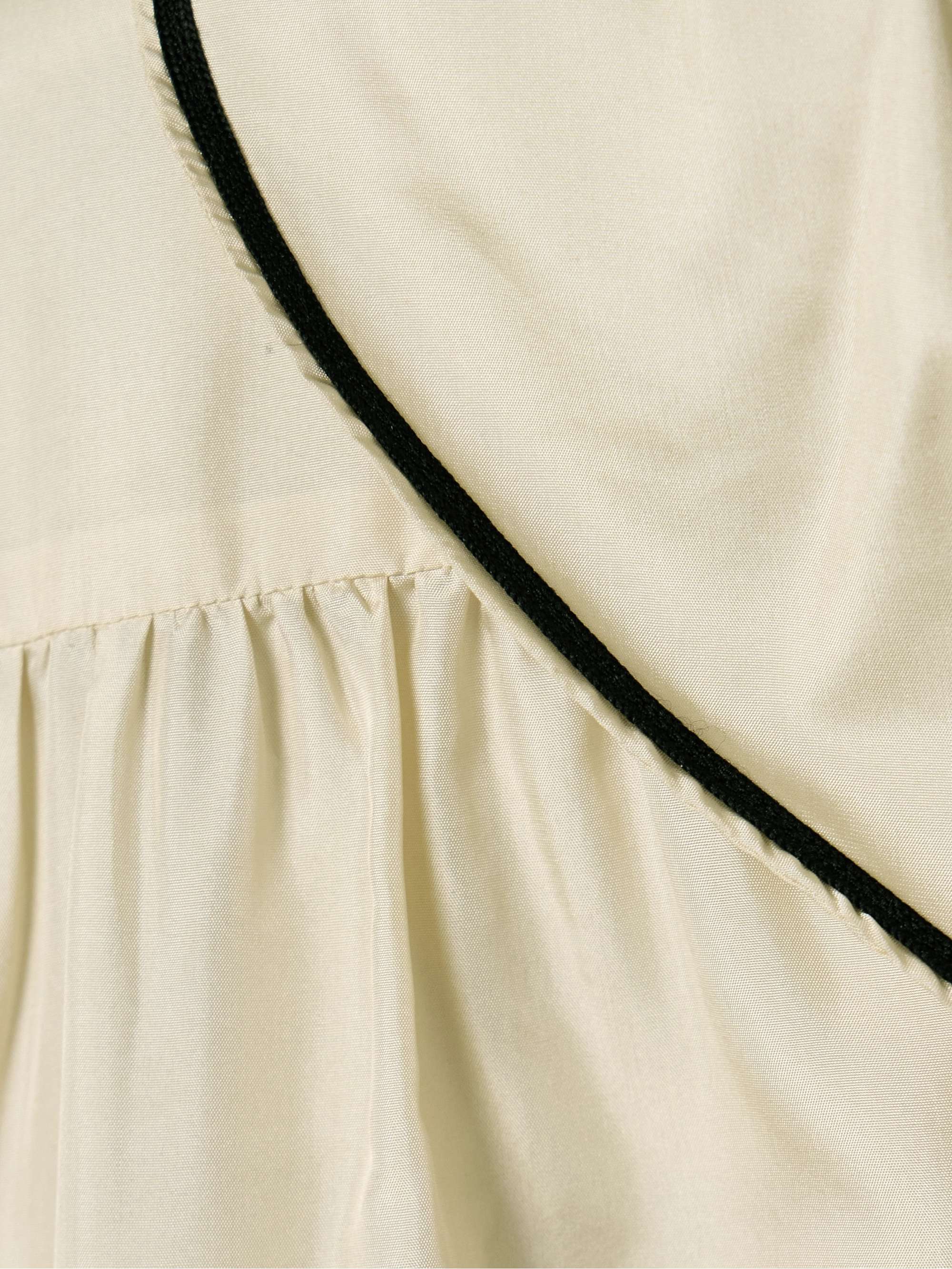 Boater belted silk-satin mini dress view