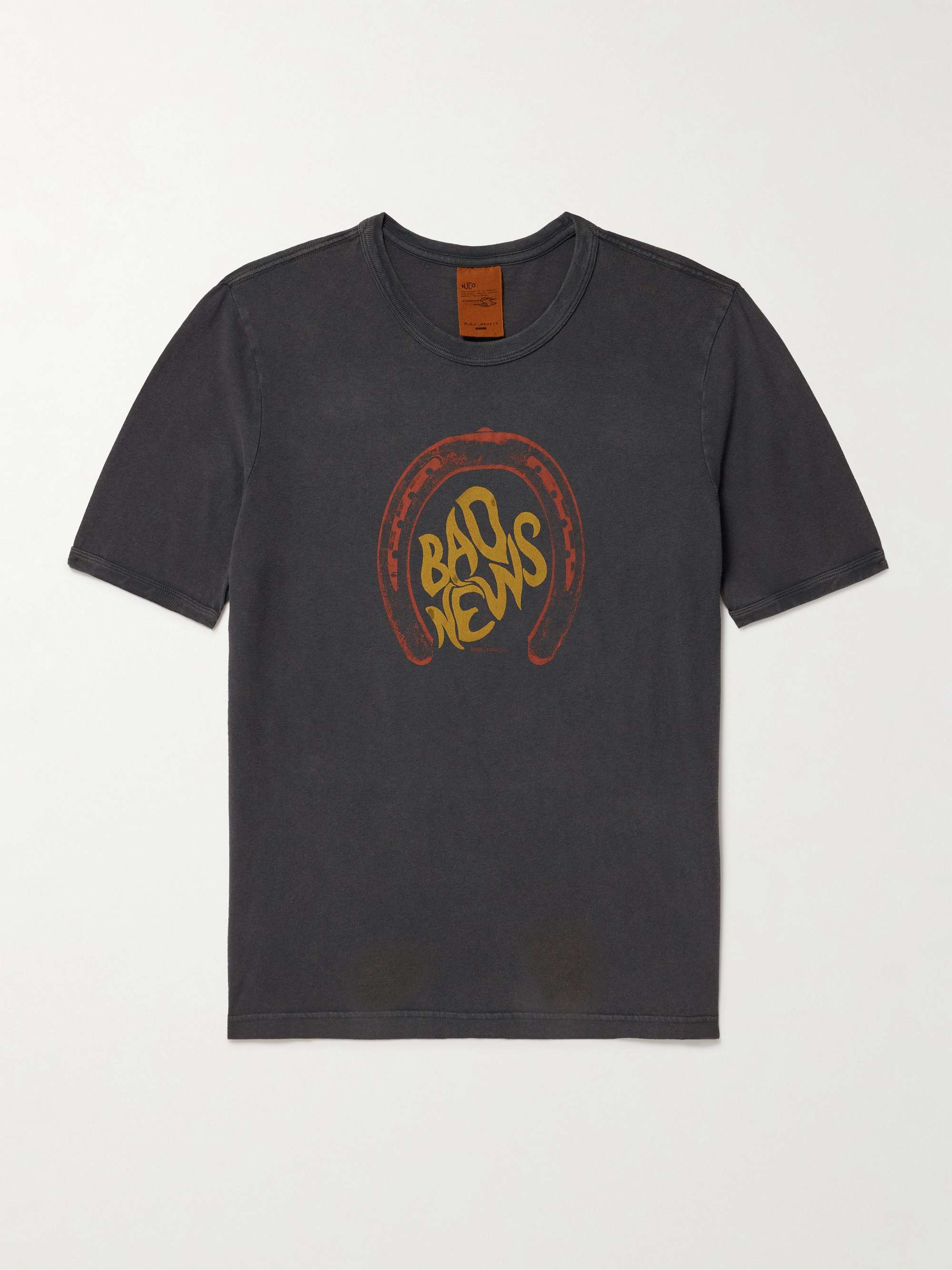 Ricky Bad News Printed Cotton-Jersey T-Shirt hero visual