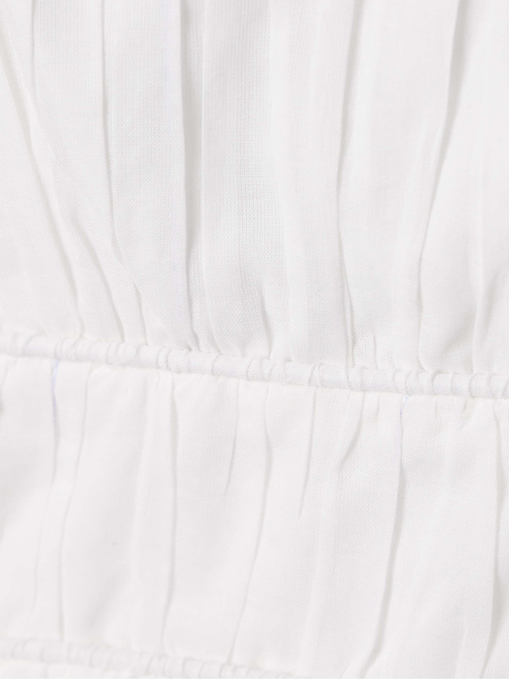 Acapella gathered cotton-voile peplum top view