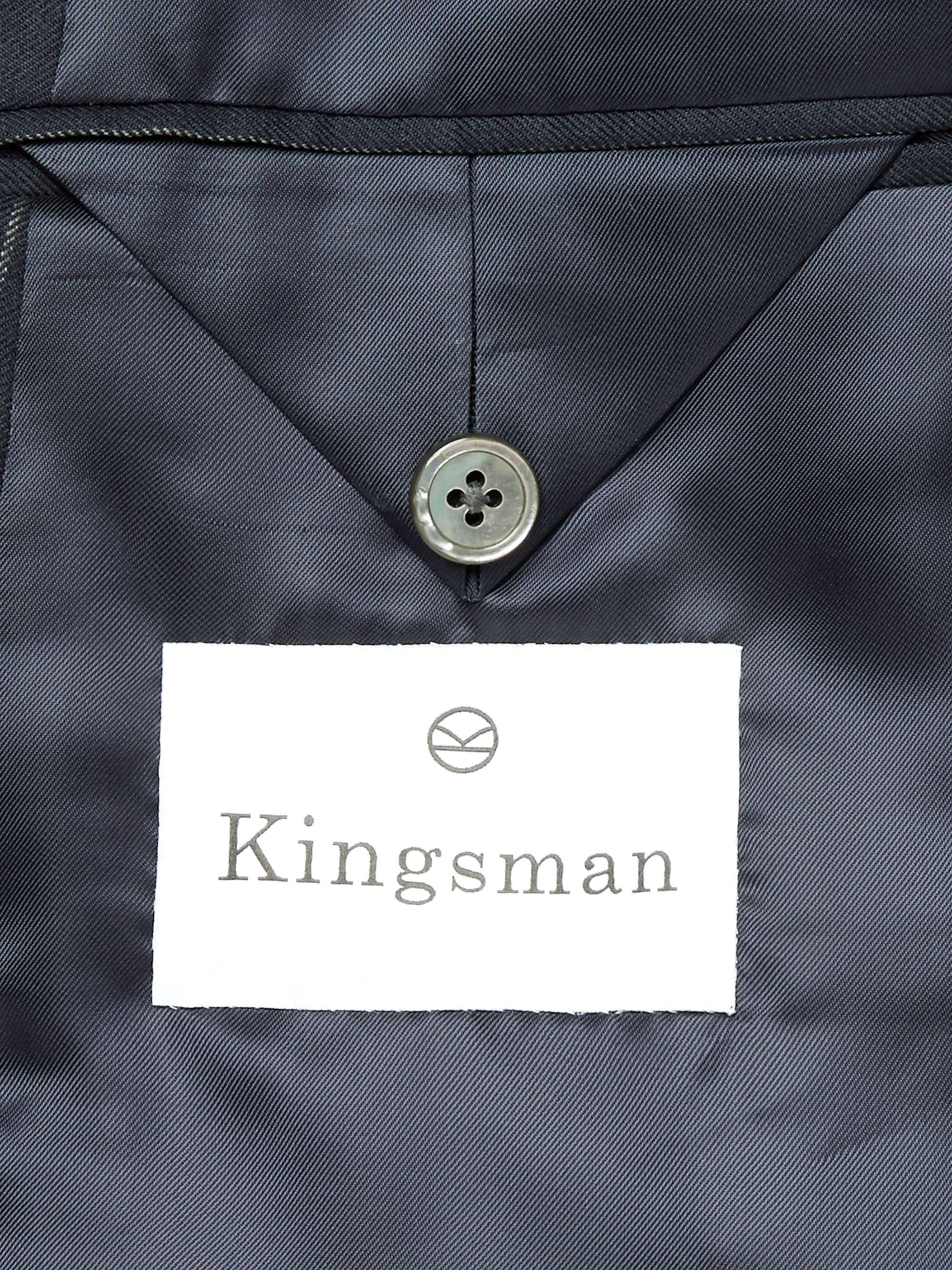Harry's Navy Pinstriped Super 120s Wool Suit view