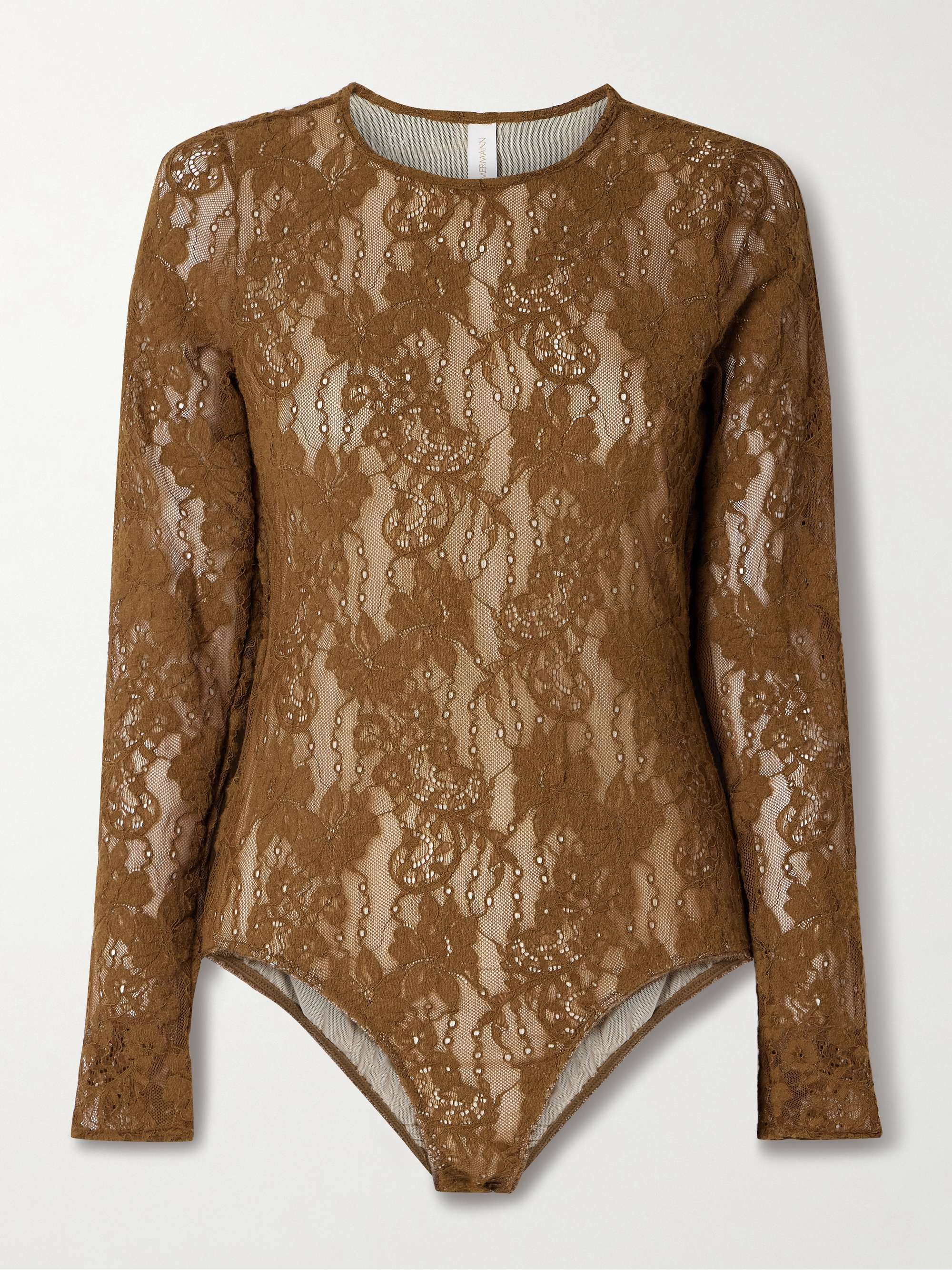 Stretch-corded lace bodysuit hero visual