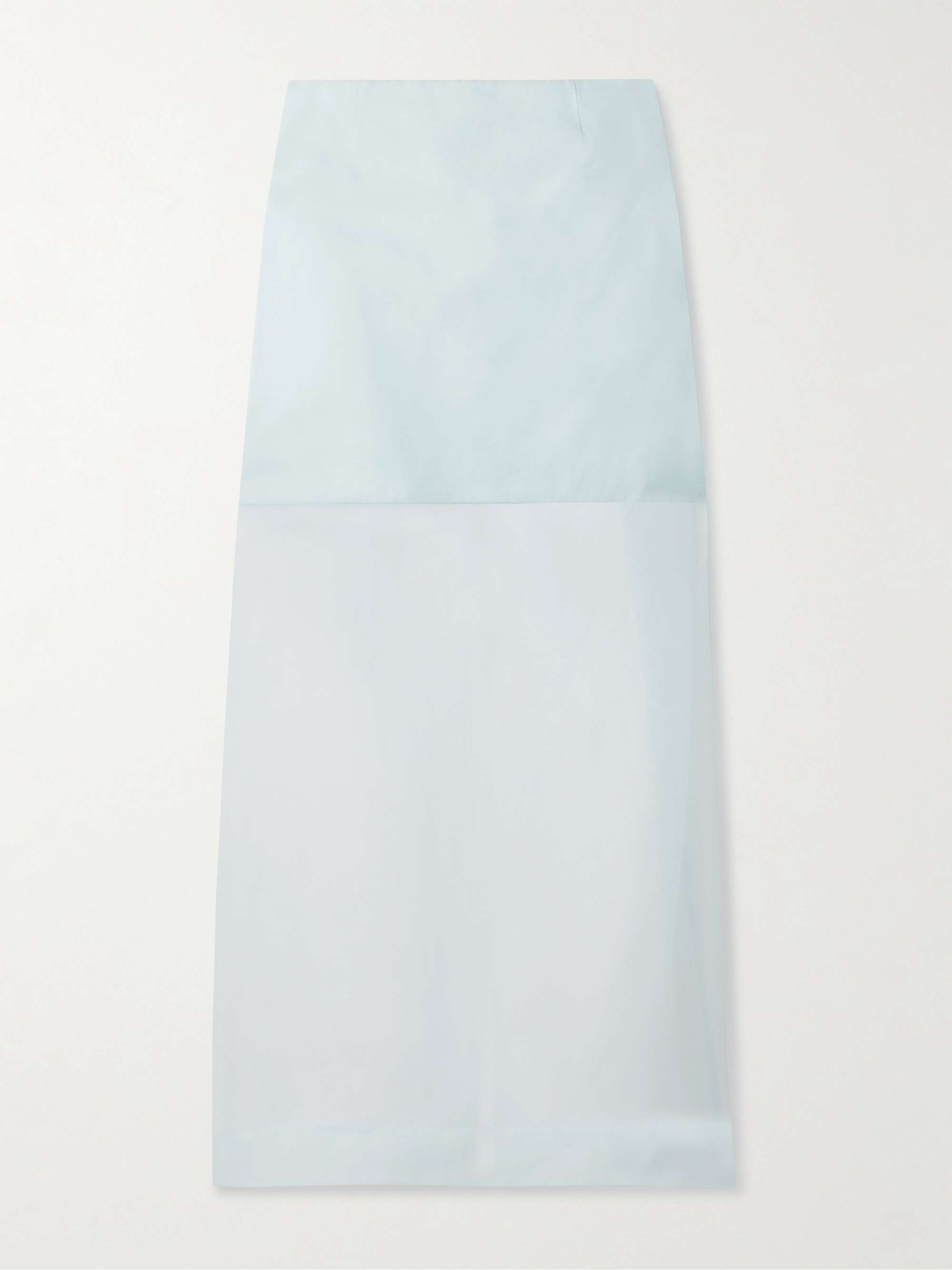 Crush layered silk-organza midi skirt hero visual