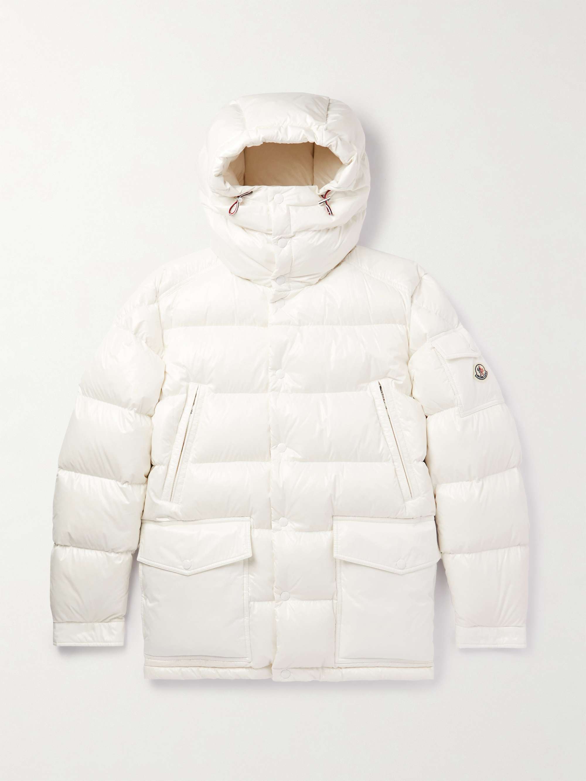 Chiablese Quilted Glossed-Shell Hooded Down Jacket hero visual