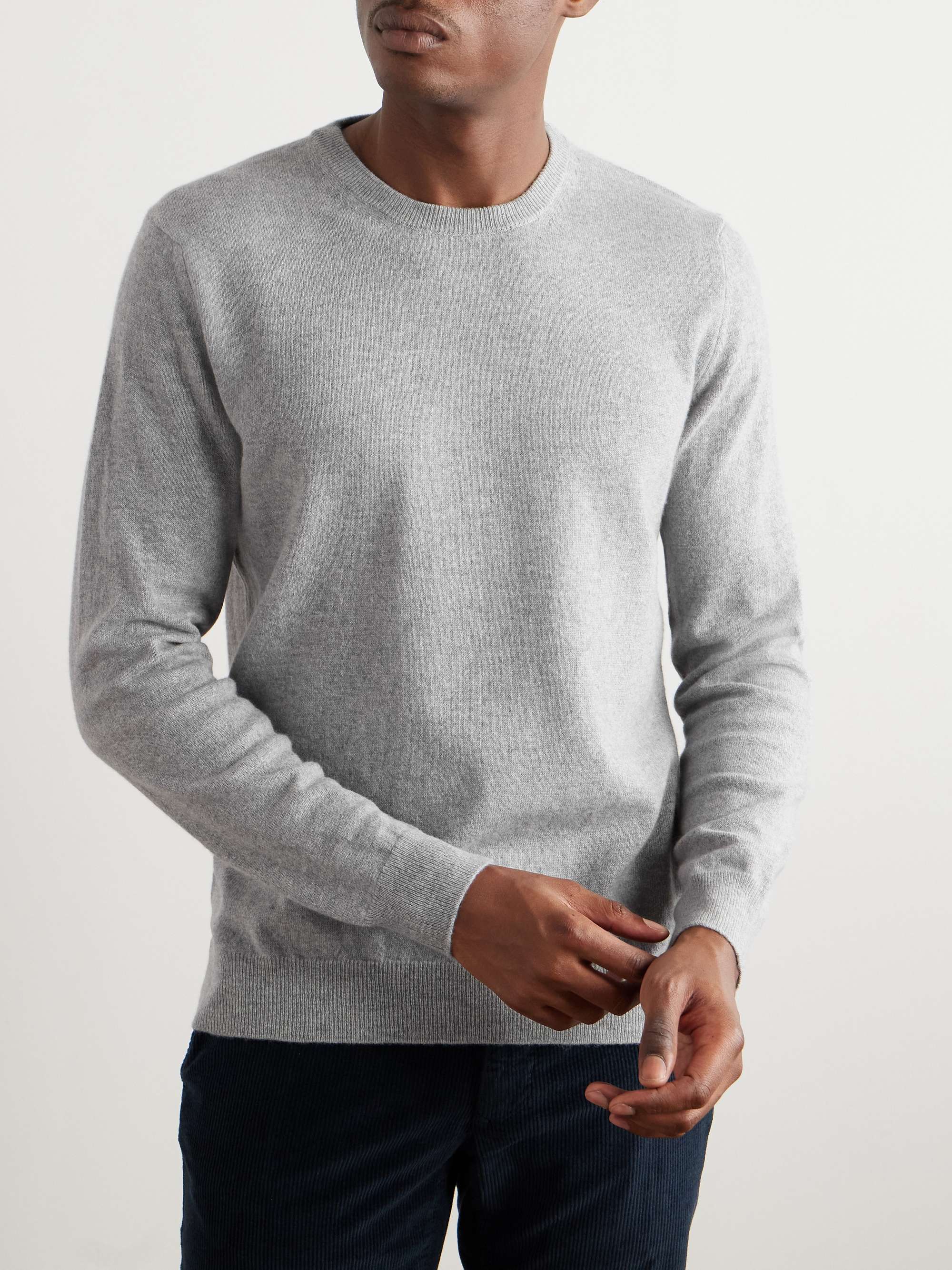 Zanone Virgin Wool and Cashmere-Blend Sweater view