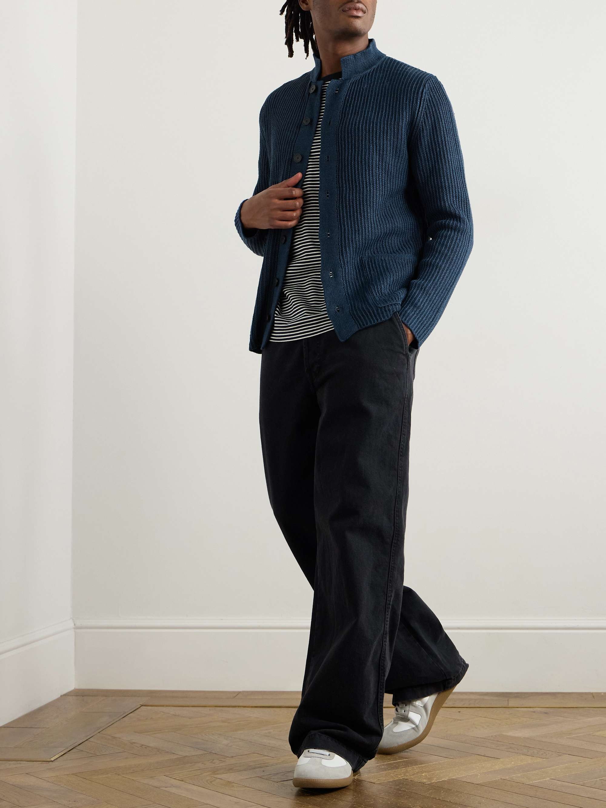 Ribbed Linen Cardigan view