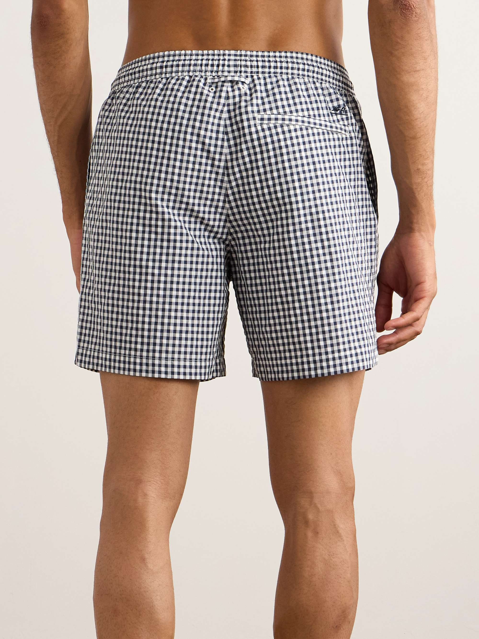Gingham Seersucker Swim Shorts view