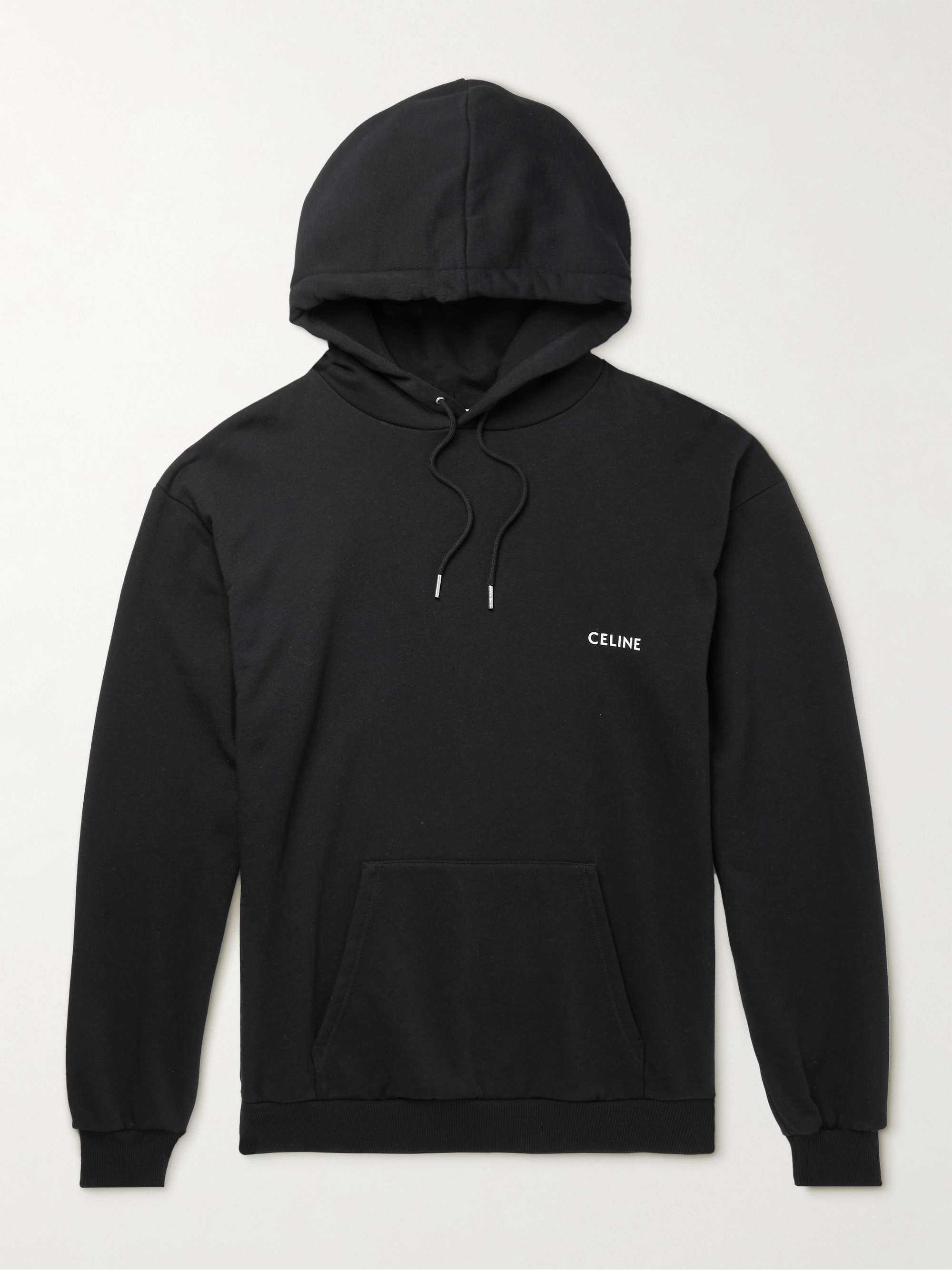 Logo-Print Stretch-Cotton Jersey Hoodie hero visual