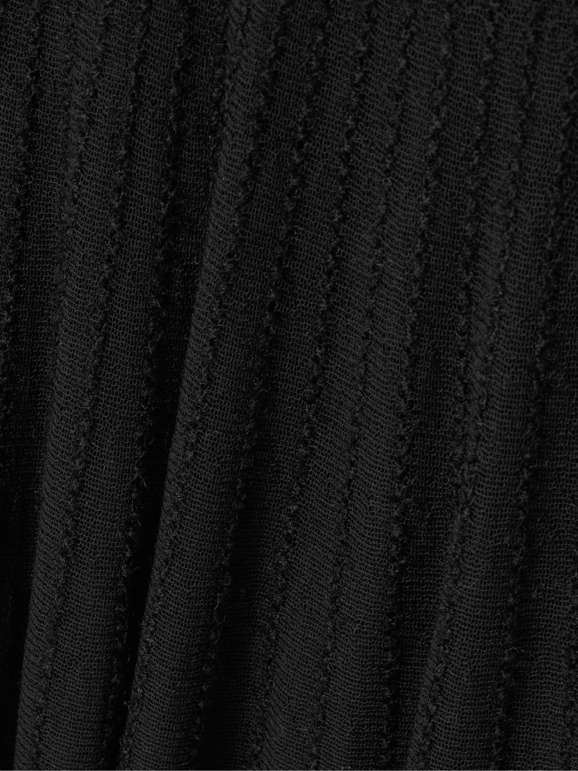 Dawn pointelle-knit midi skirt view