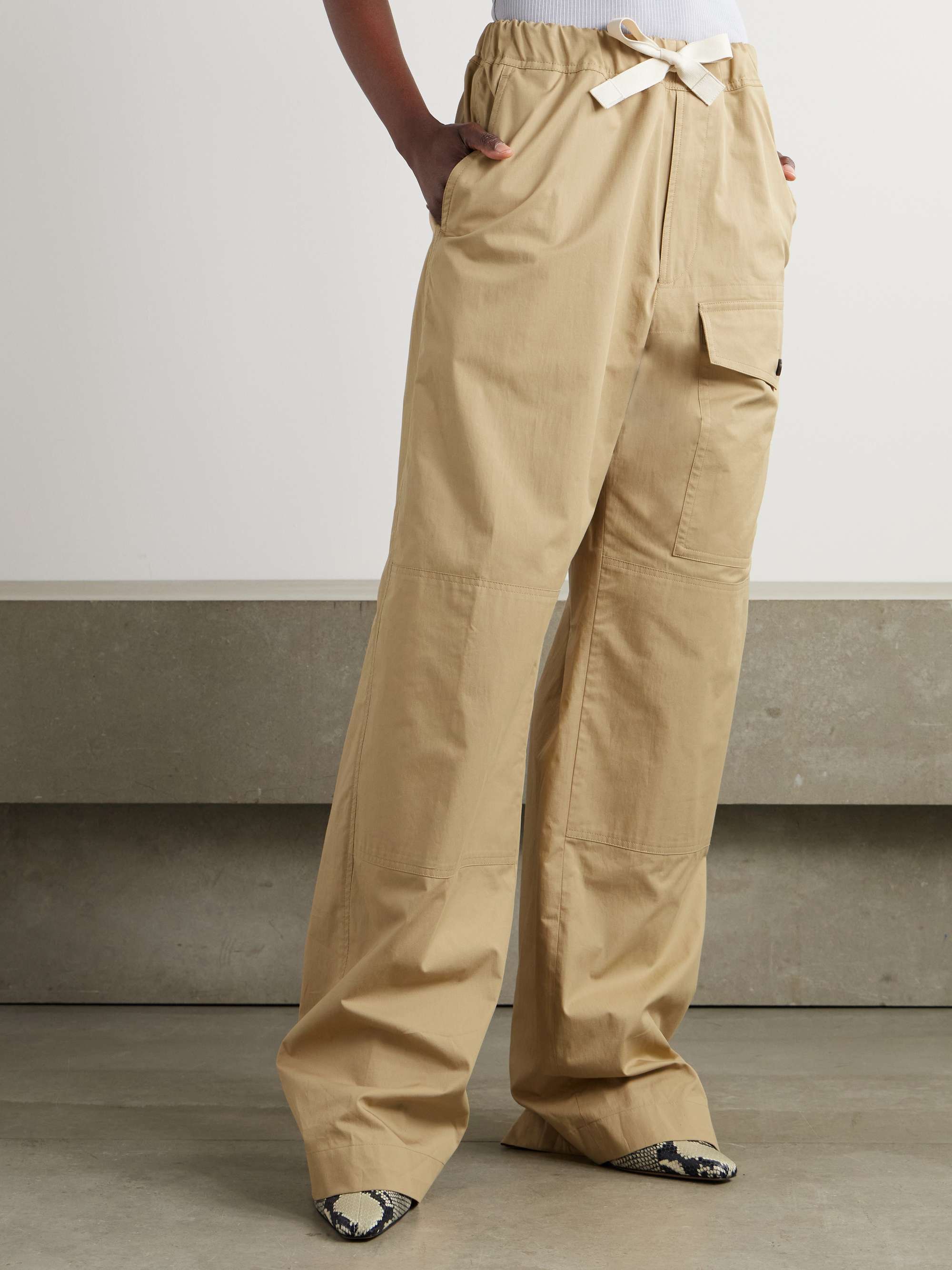 Cotton-twill cargo pants view