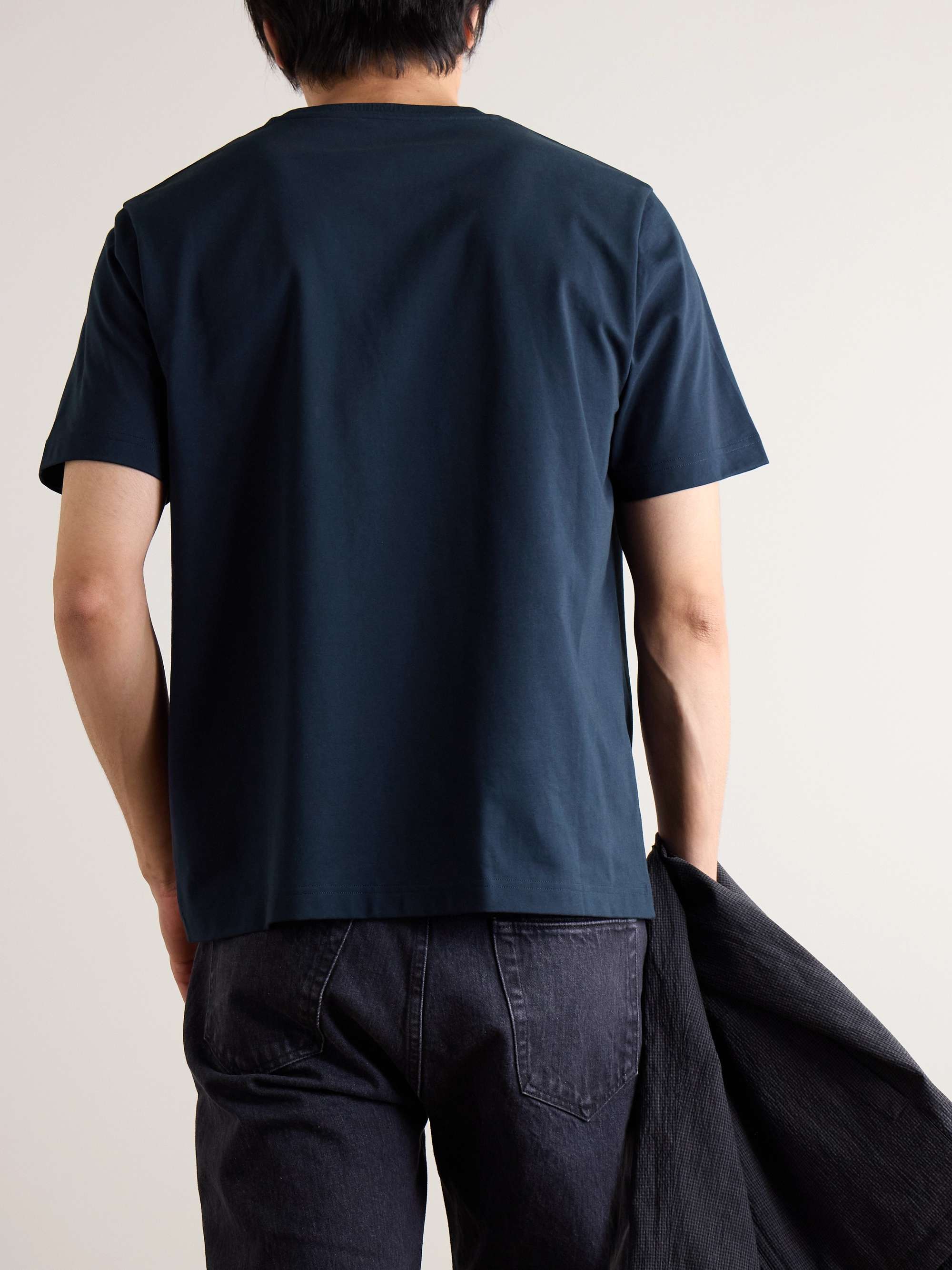 Collegiate Logo-Appliquéd Organic and Recycled Cotton-Jersey T-Shirt view