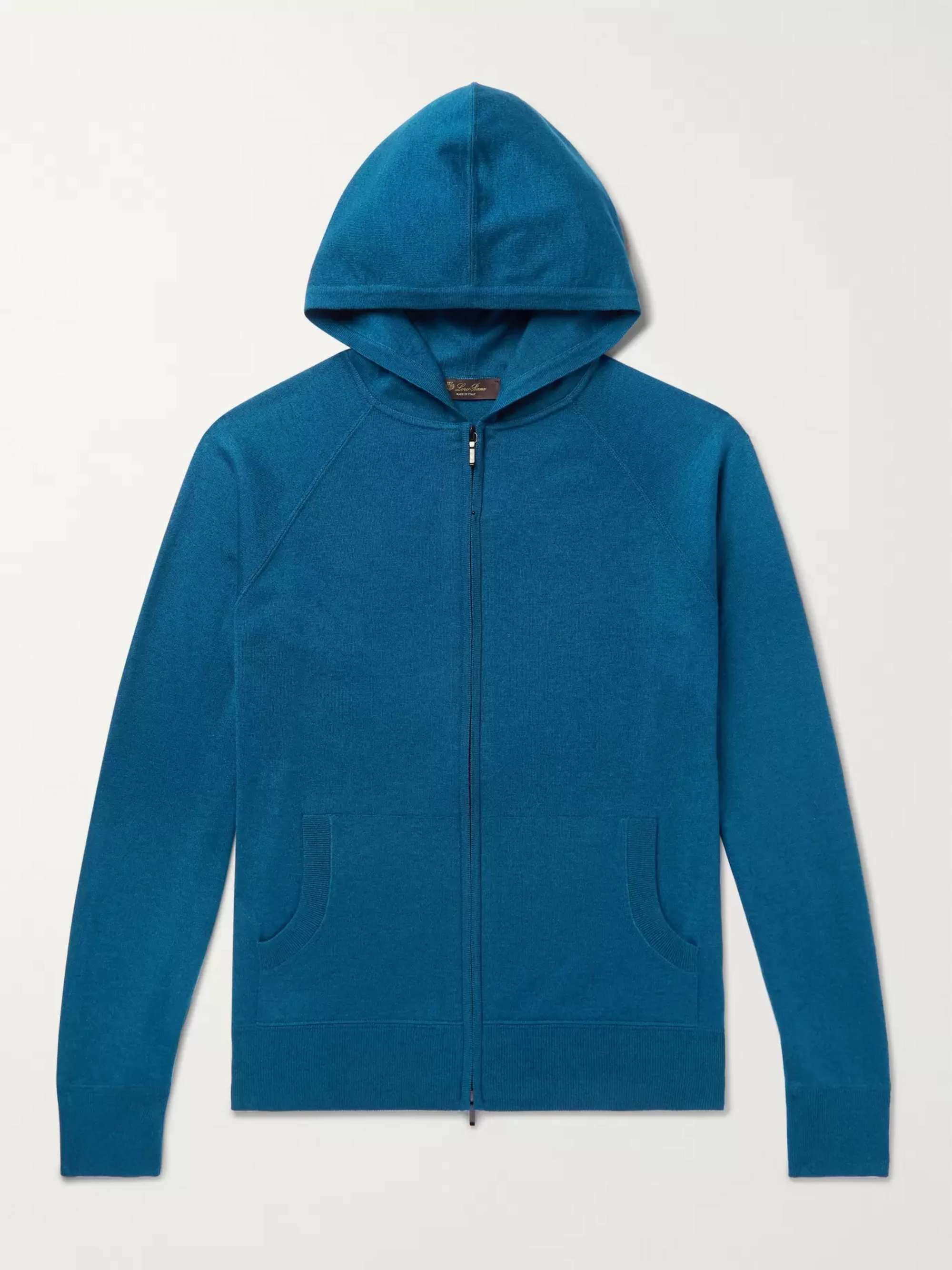 Portland Cashmere and Silk-Blend Zip-Up Hoodie hero visual