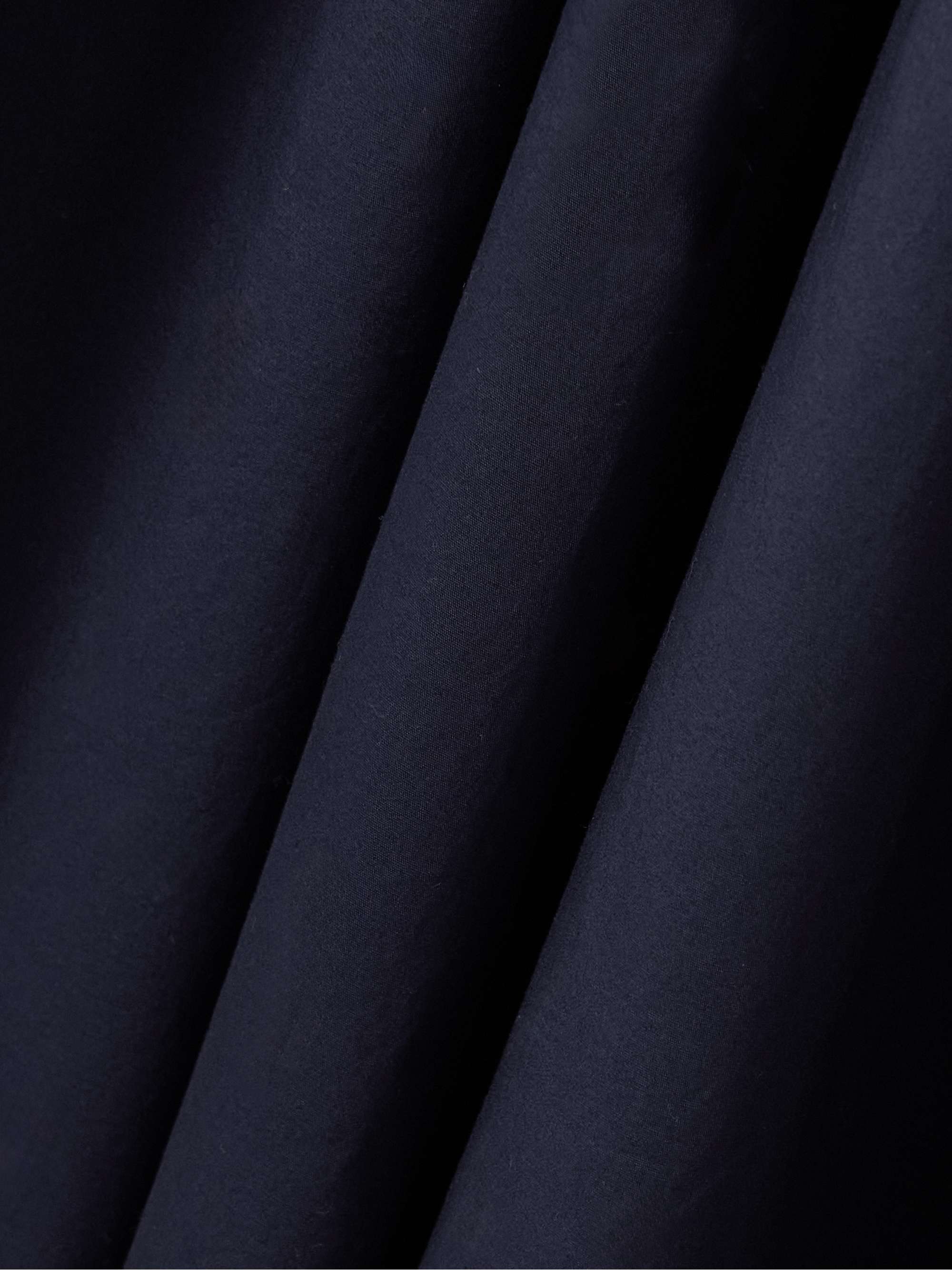 Ysabel ribbed-knit and cotton-blend poplin midi dress view