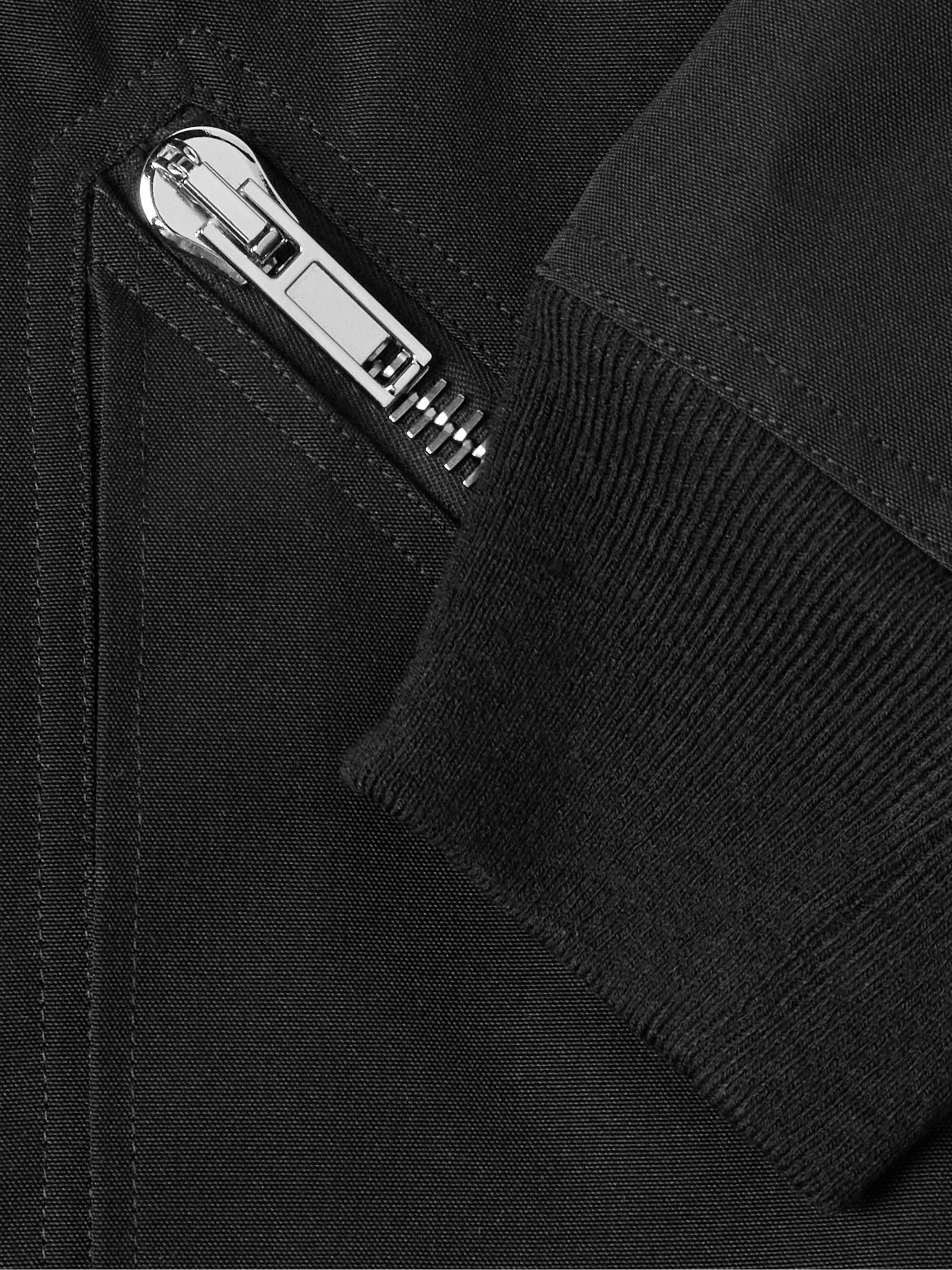 + Bonotto Jumbo Headon Oversized Zip-Detailed Canvas Bomber Jacket view