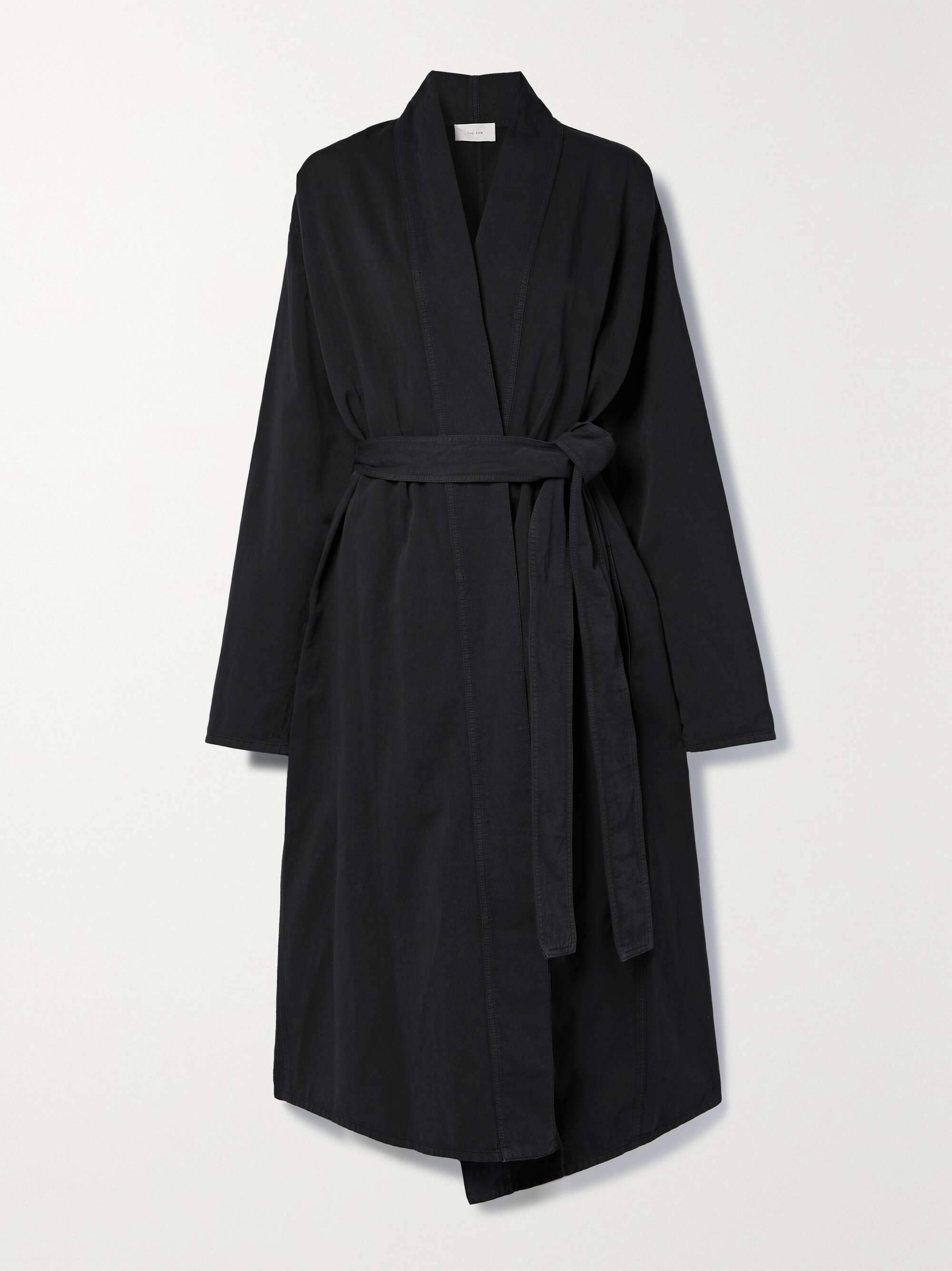 Rimbaud belted cotton and linen-blend twill coat hero visual