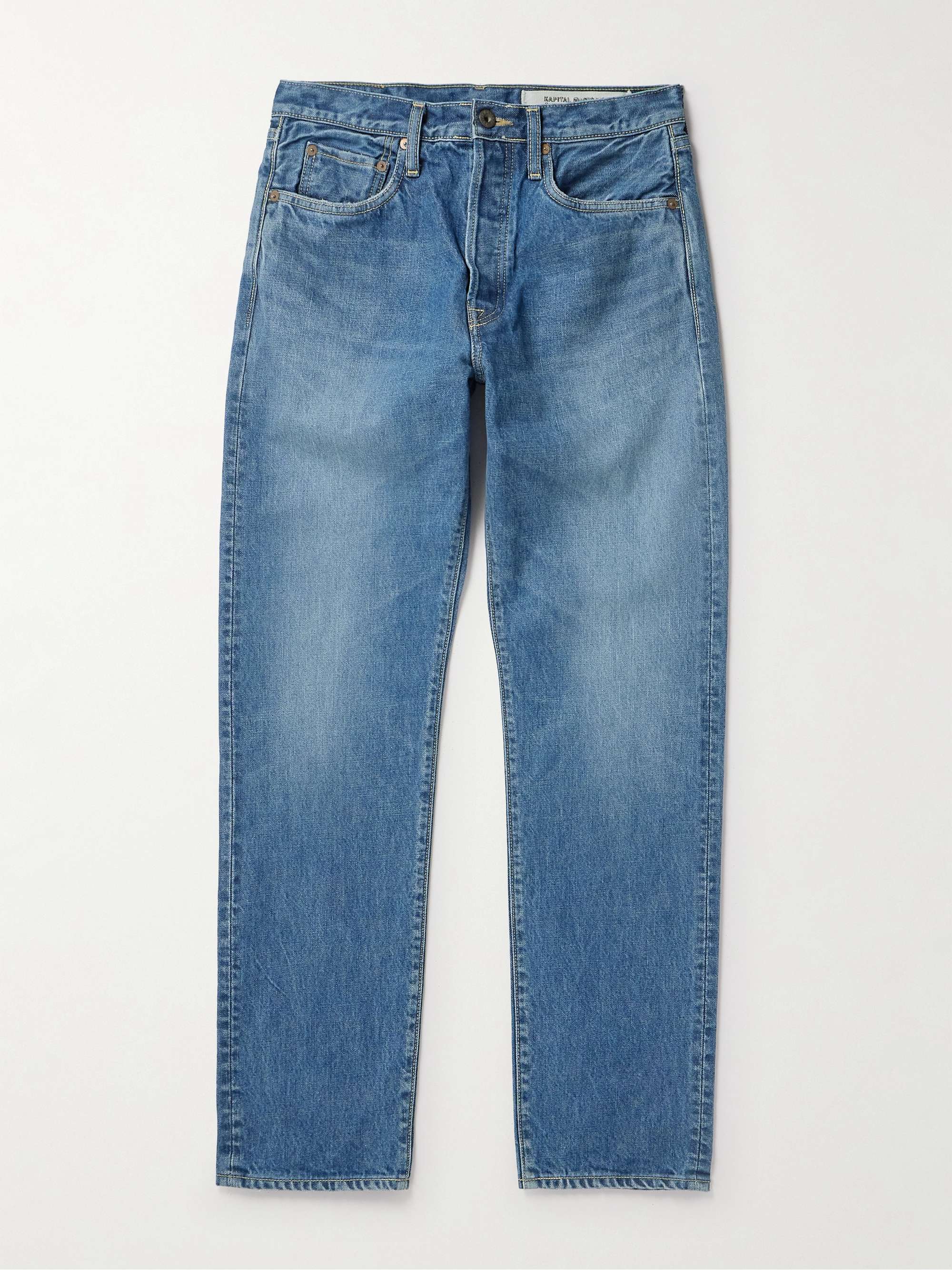 Monkey Cisco Straight-Leg Distressed Jeans hero visual
