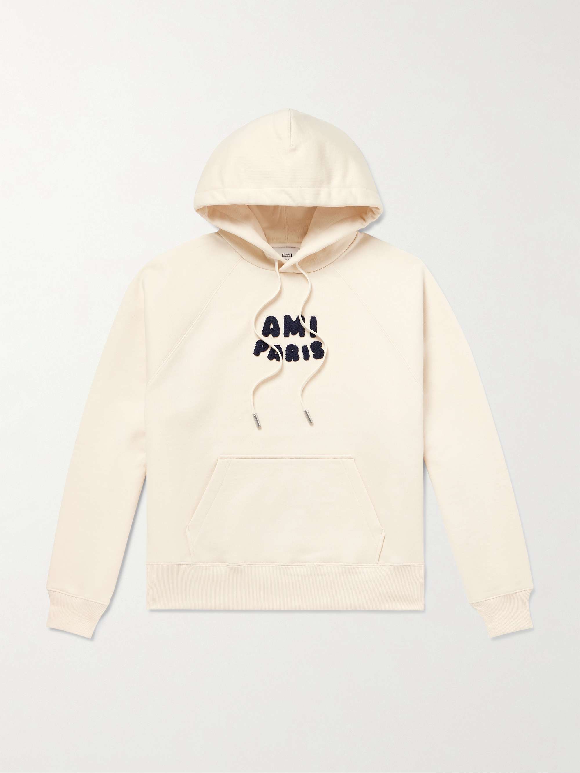 Logo-Flocked Organic Cotton-Jersey Hoodie hero visual