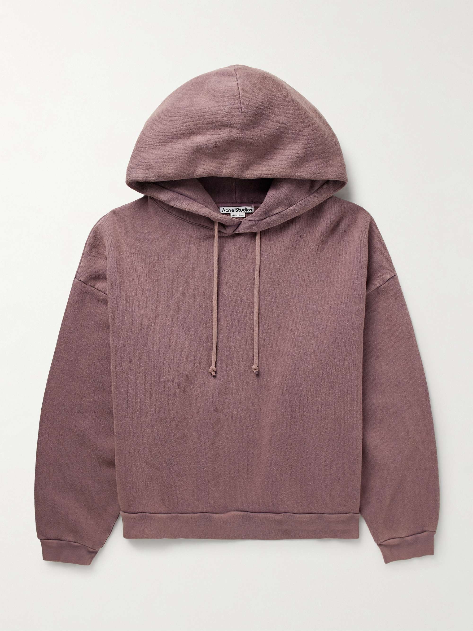 Fester H Logo-Appliquéd Cotton-Jersey Hoodie hero visual