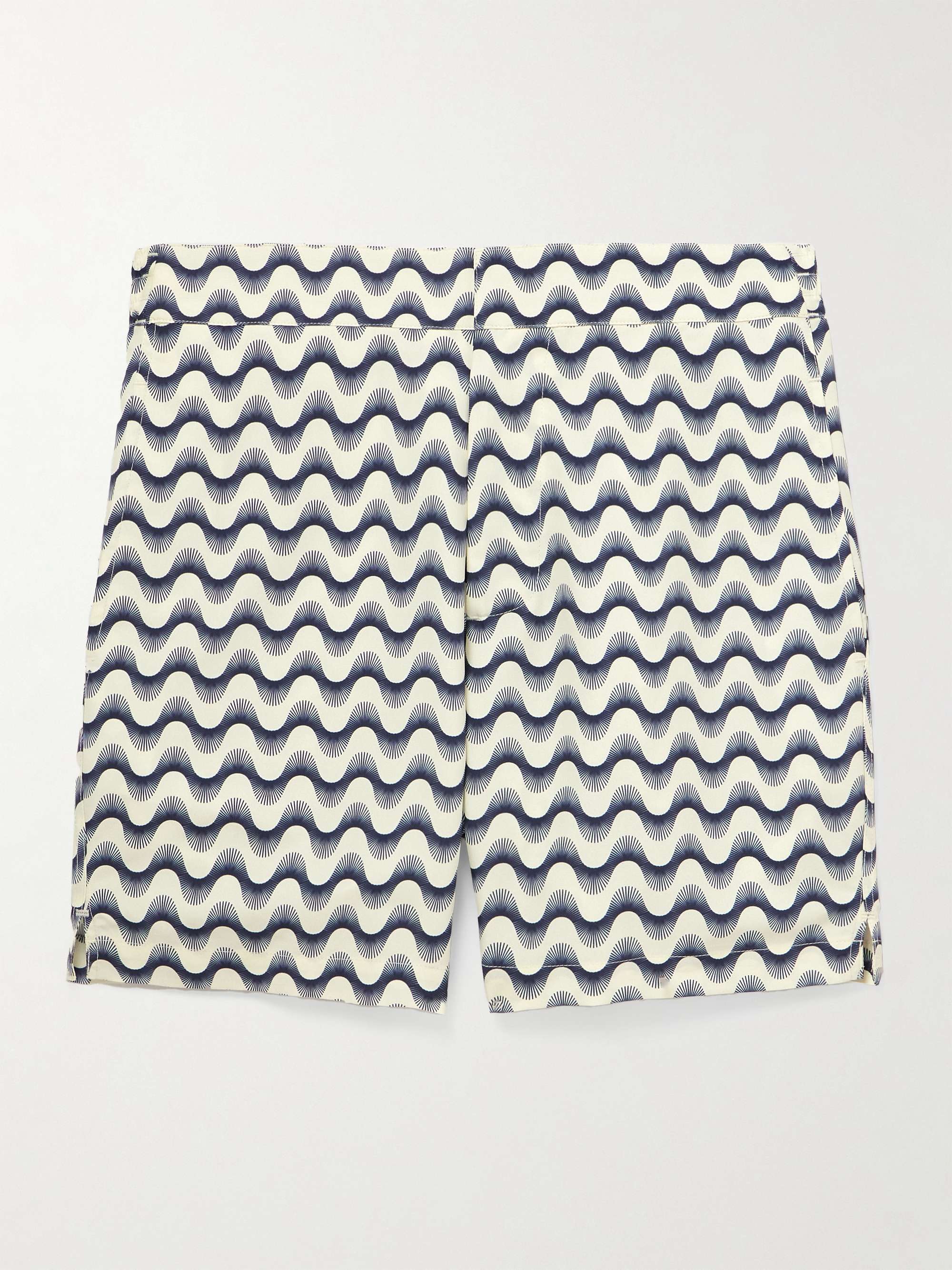 Porto Straight-Leg Mid-Length Printed Recycled Swim Shorts hero visual