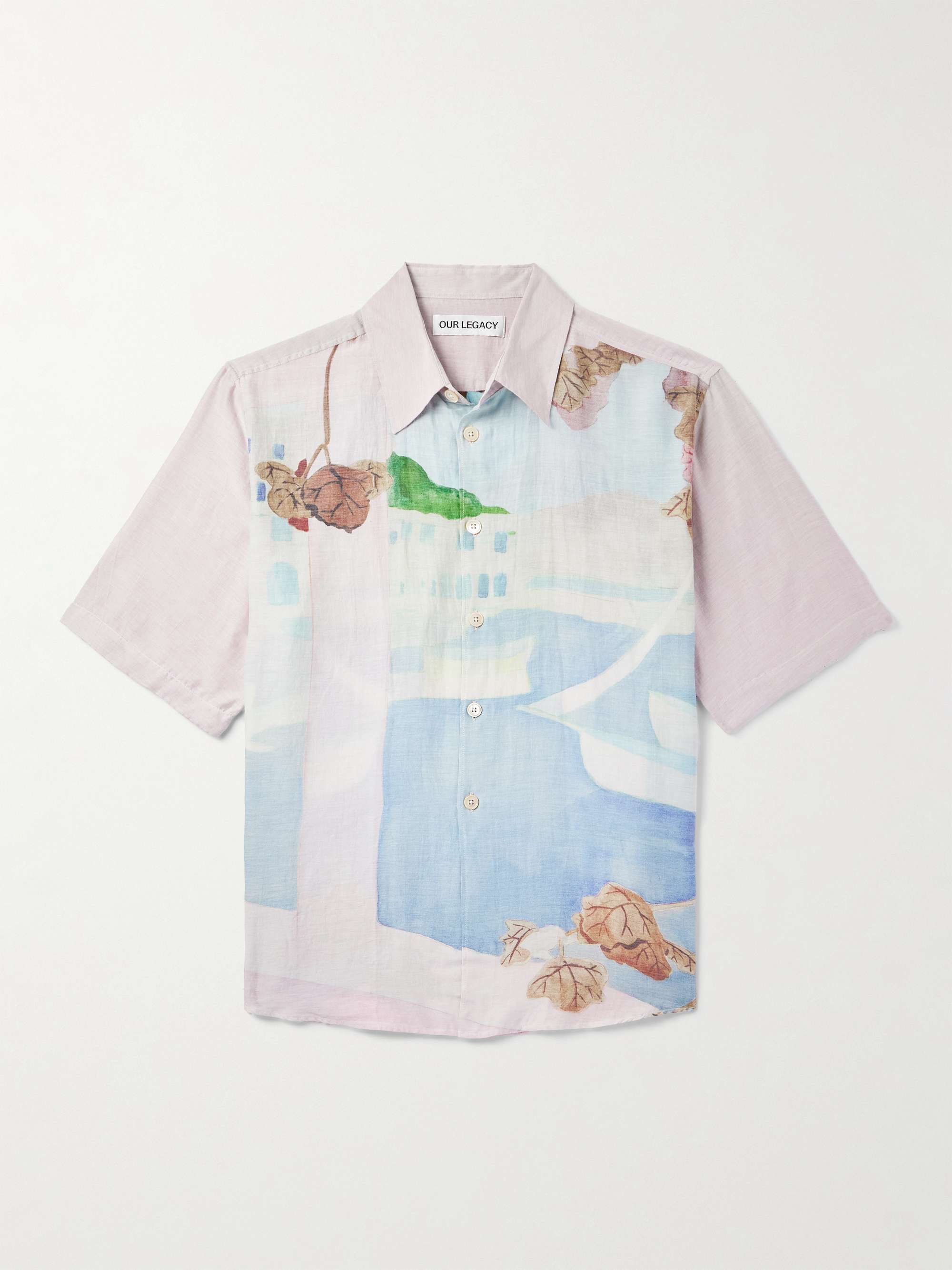 Beyond Printed Cotton and Silk-Blend Shirt hero visual