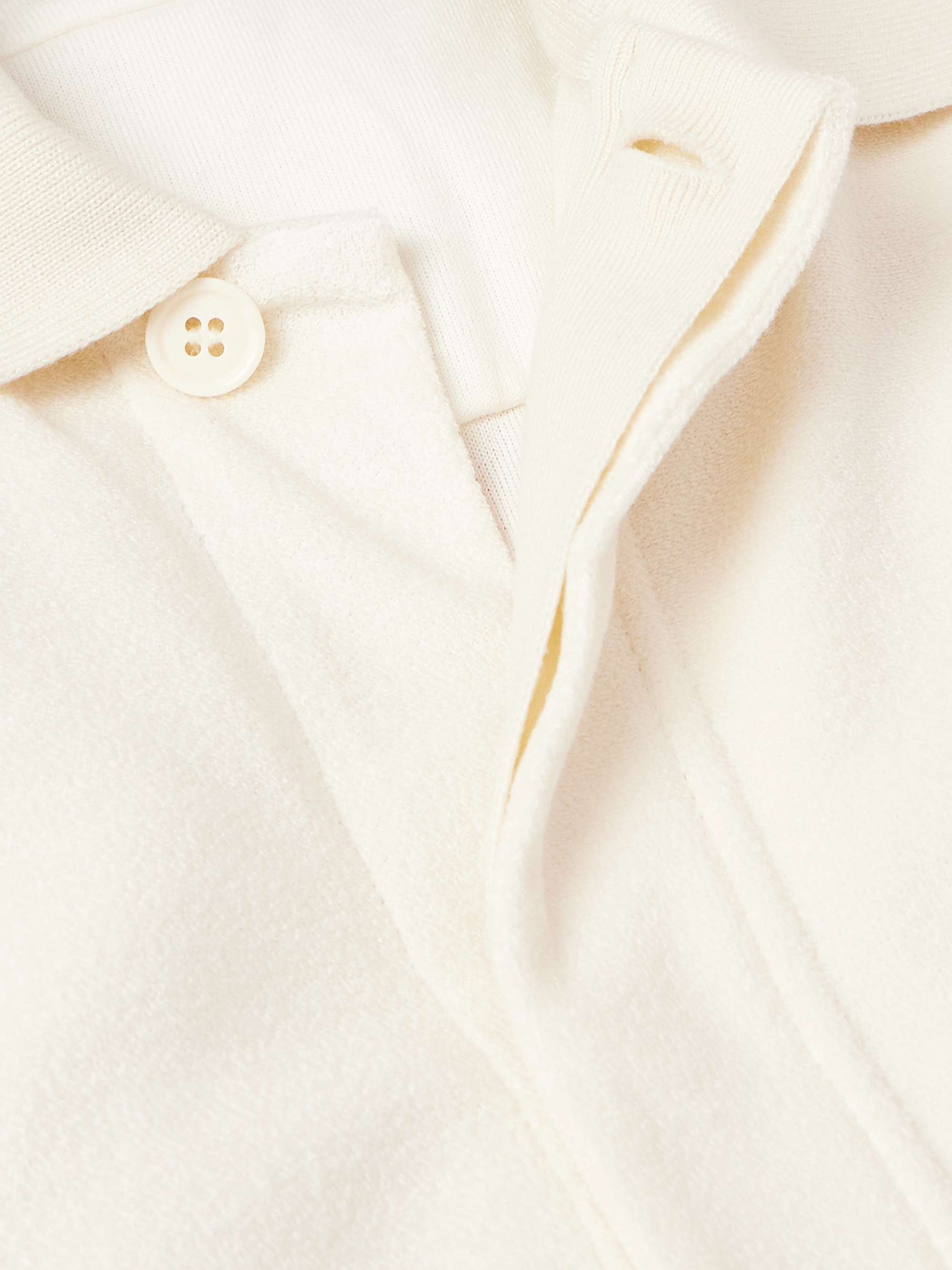 Cotton and Silk-Blend Terry Shirt view