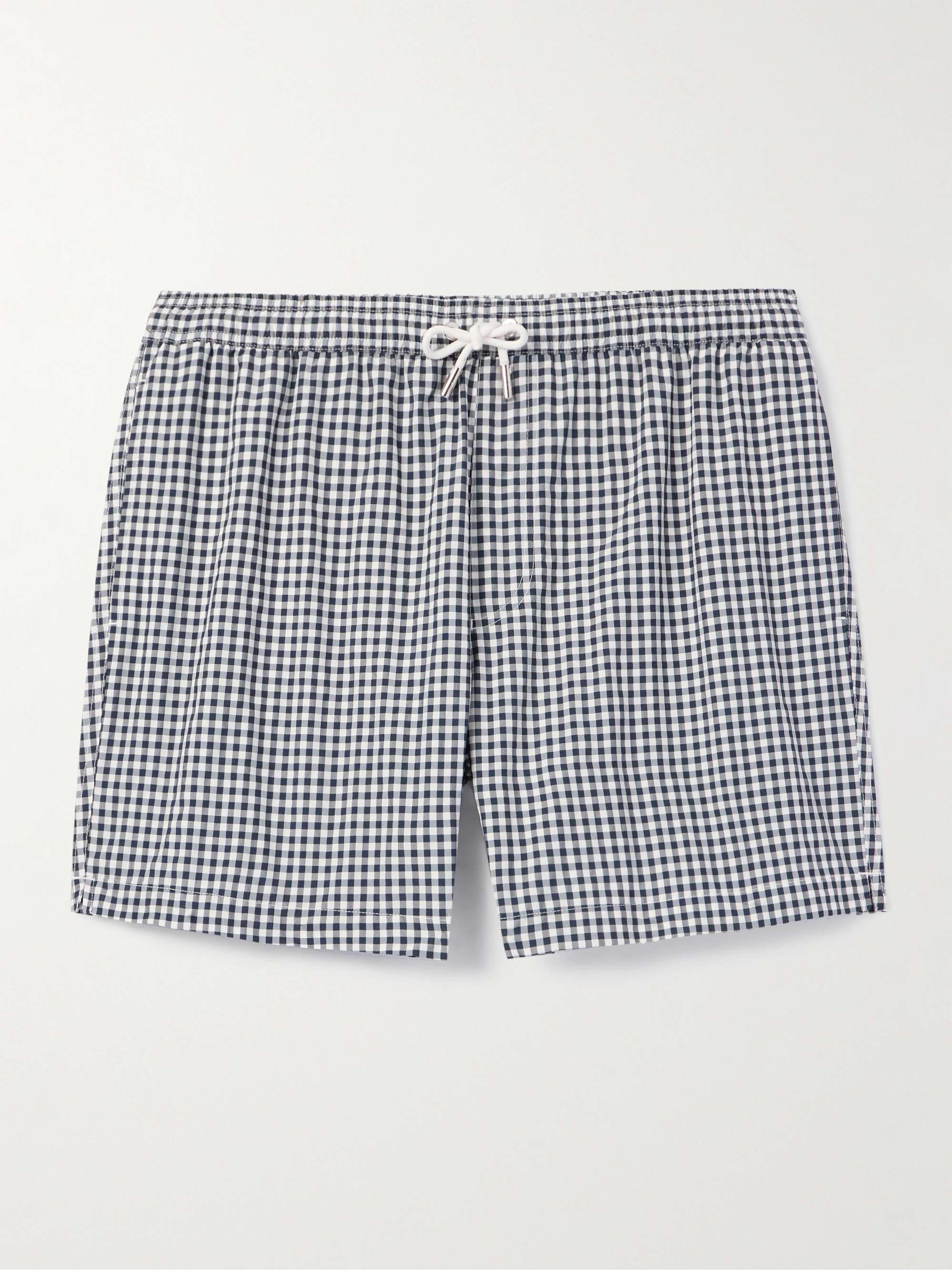 Gingham Seersucker Swim Shorts hero visual
