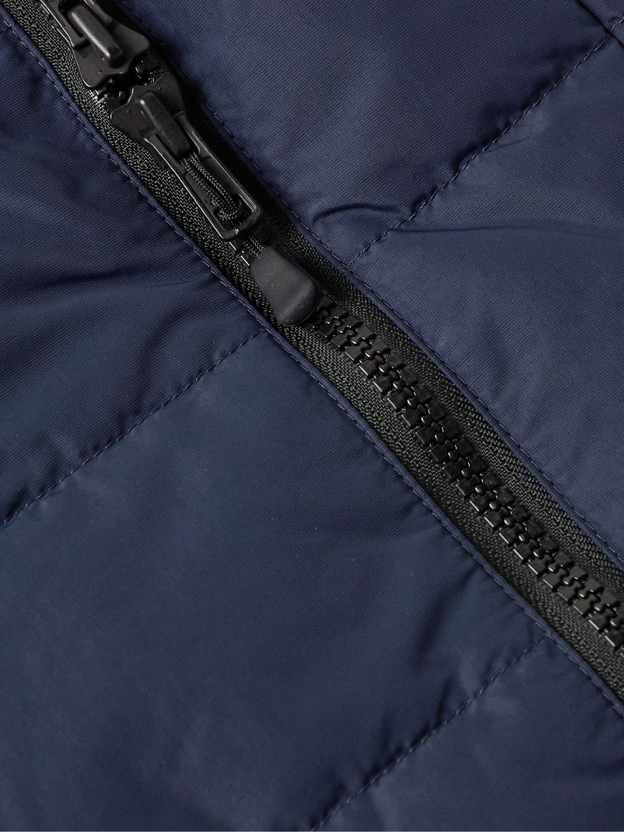 HyBridge Quilted Nylon Hooded Down Jacket view