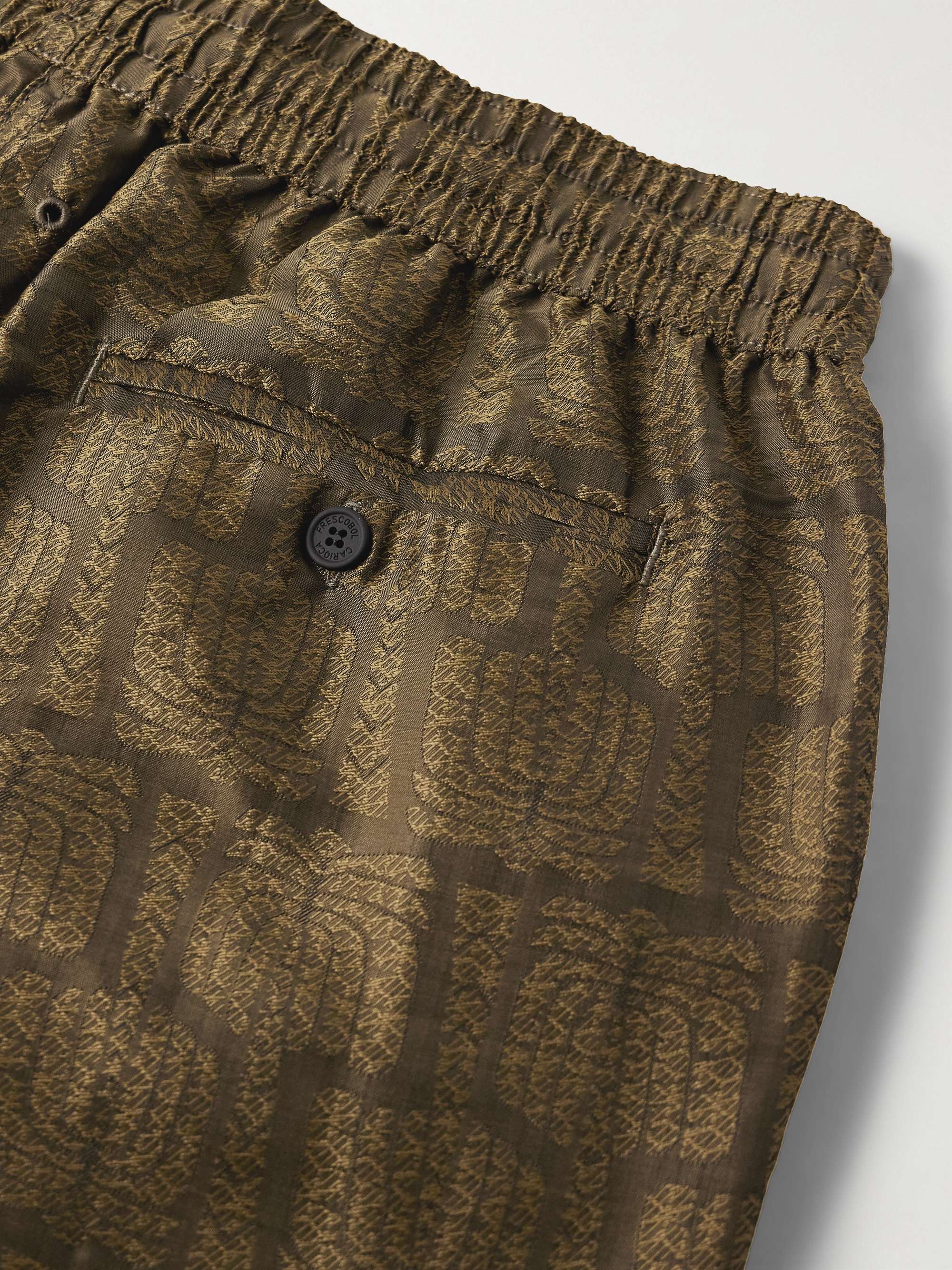 Rio Straight-Leg Mid-Length Recycled-Jacquard Swim Shorts view