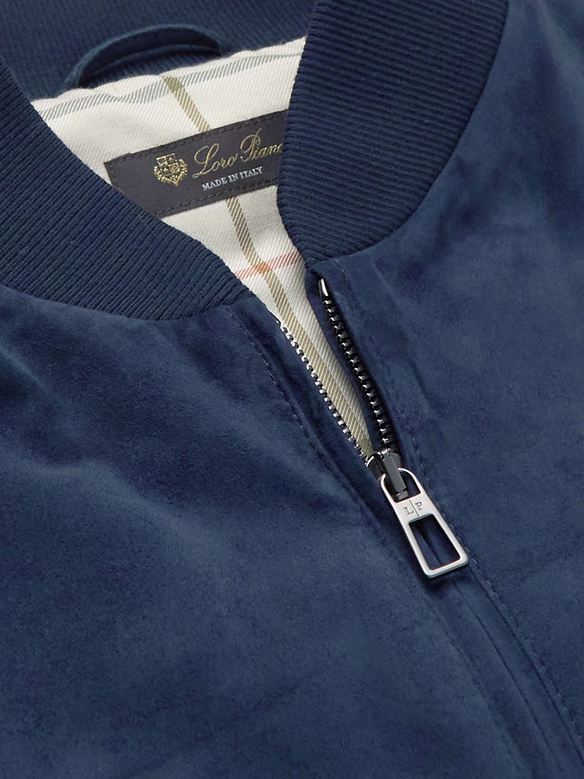 Wool-blend Trimmed Suede Vest view