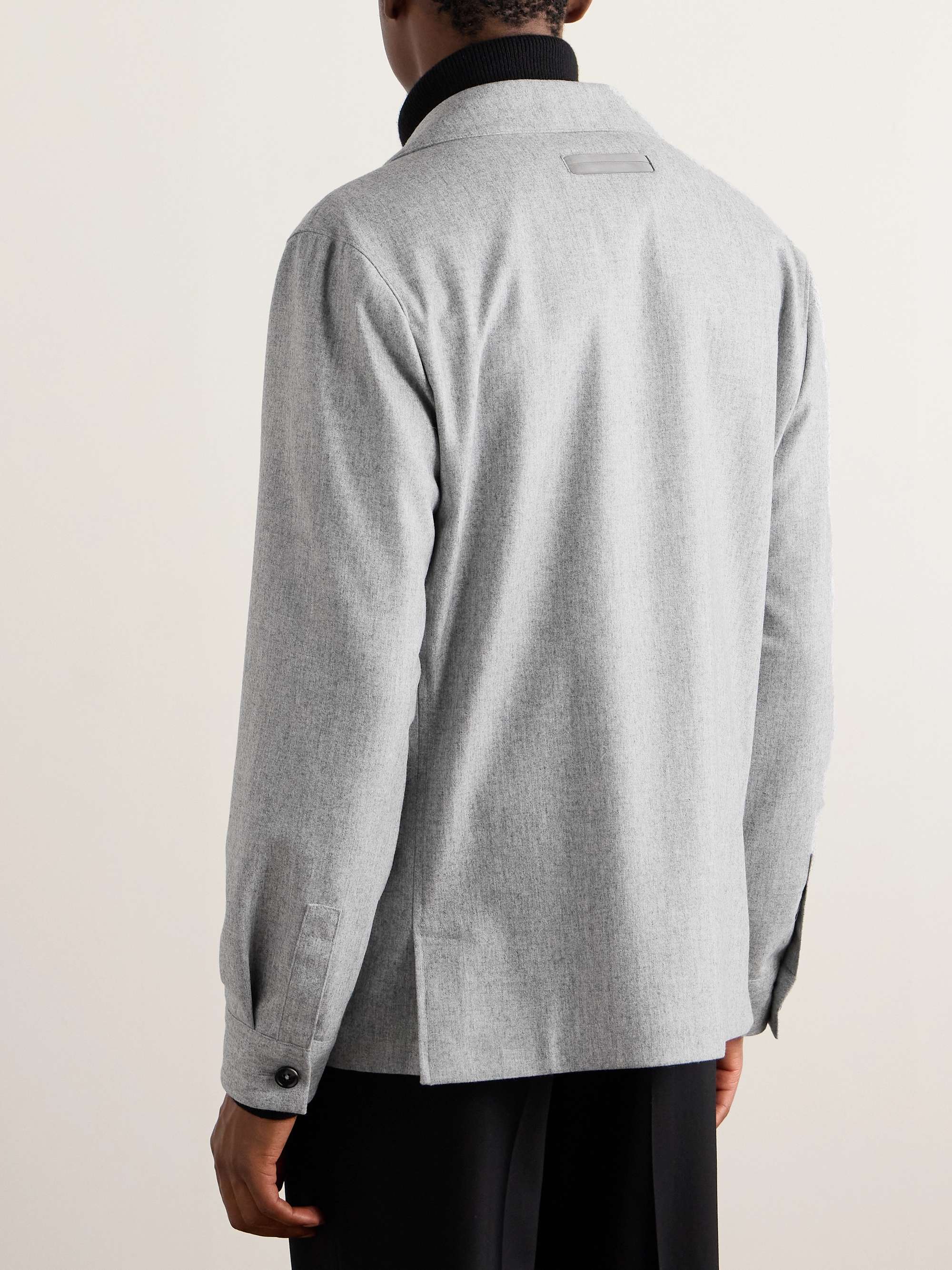 Brushed-Wool Chore Jacket view