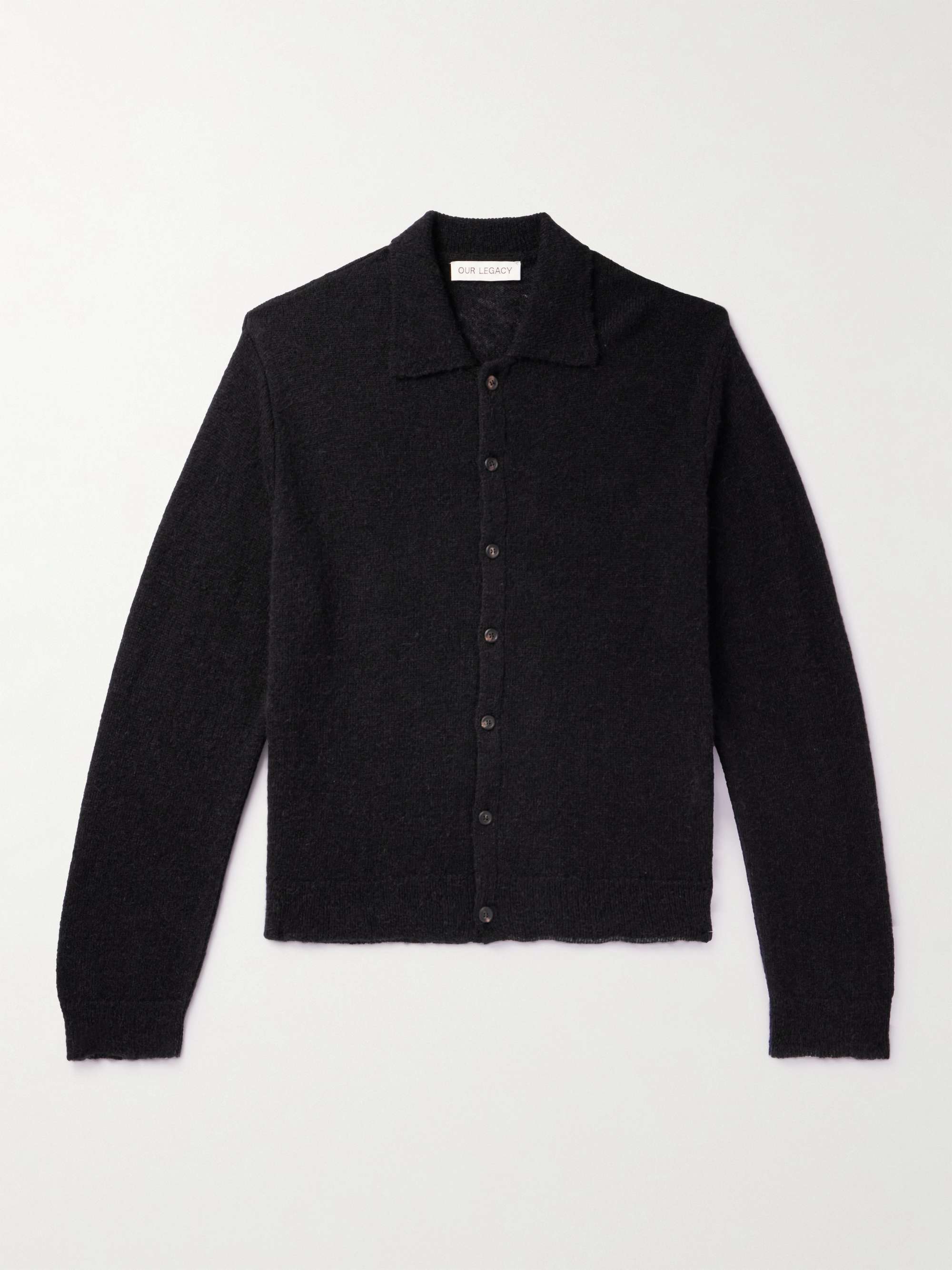 Evening Alpaca-Blend Cardigan hero visual