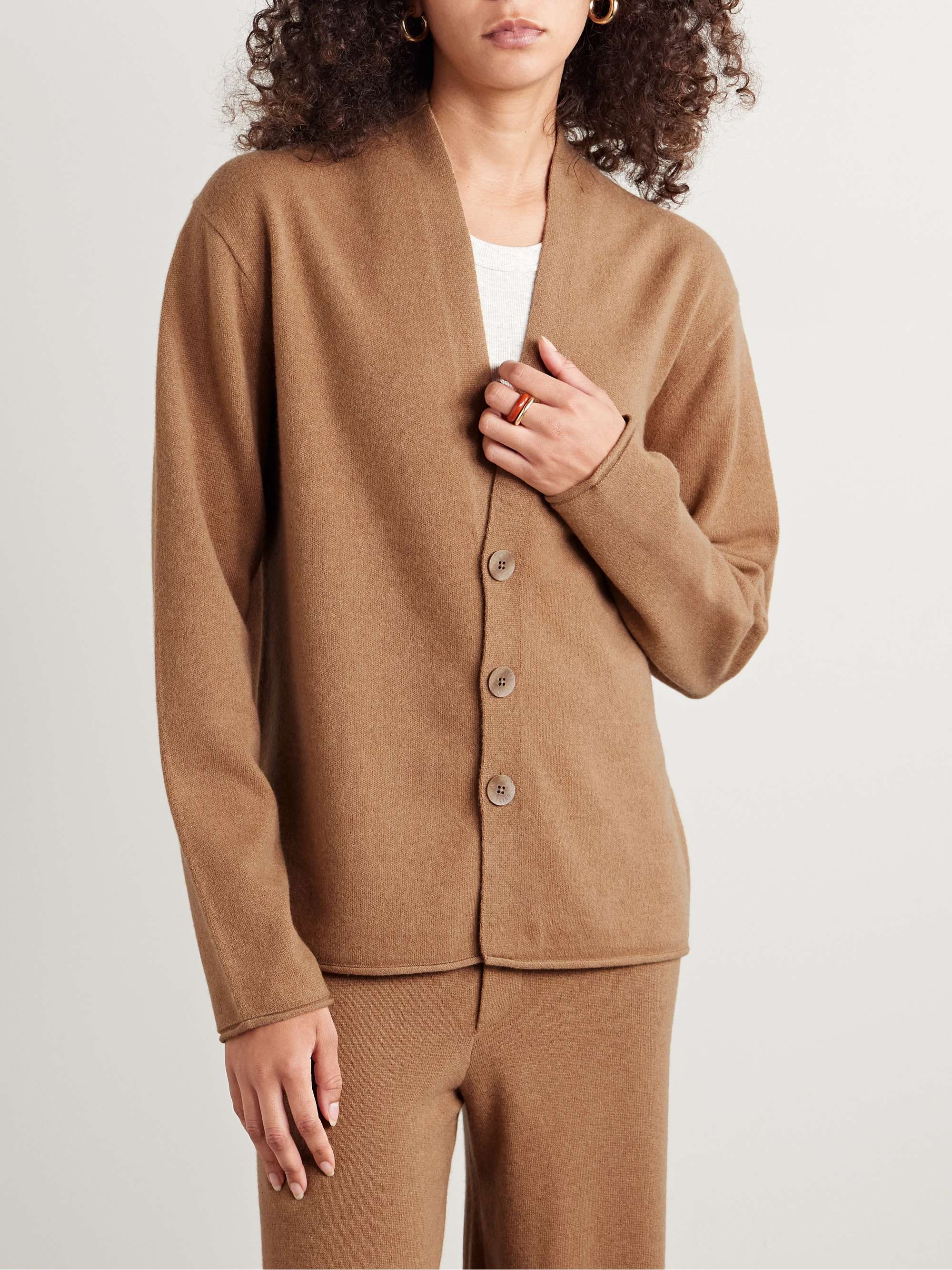 Everywear oversized cashmere cardigan view
