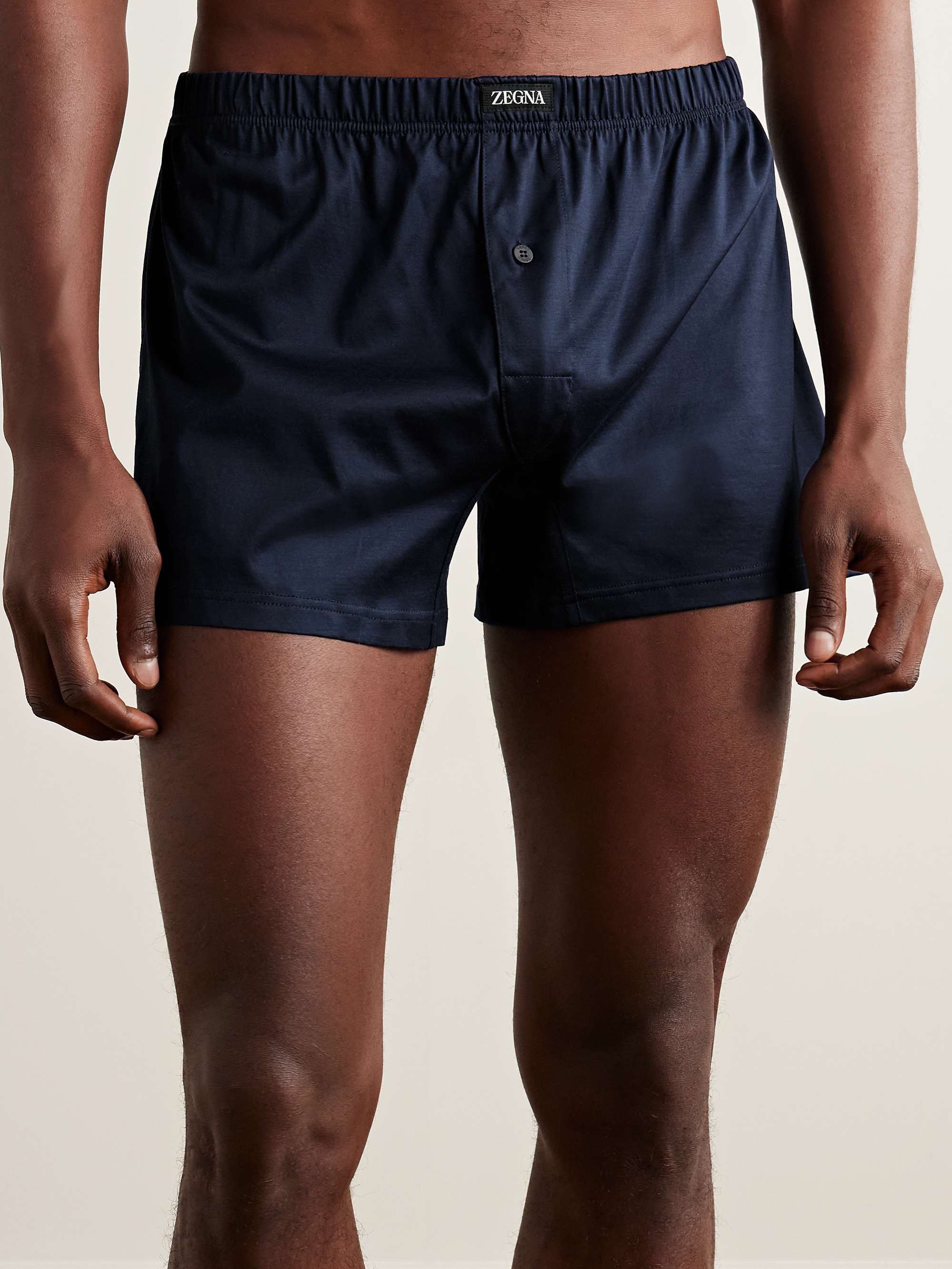 Filoscozia® Cotton-Jersey Boxer Shorts view