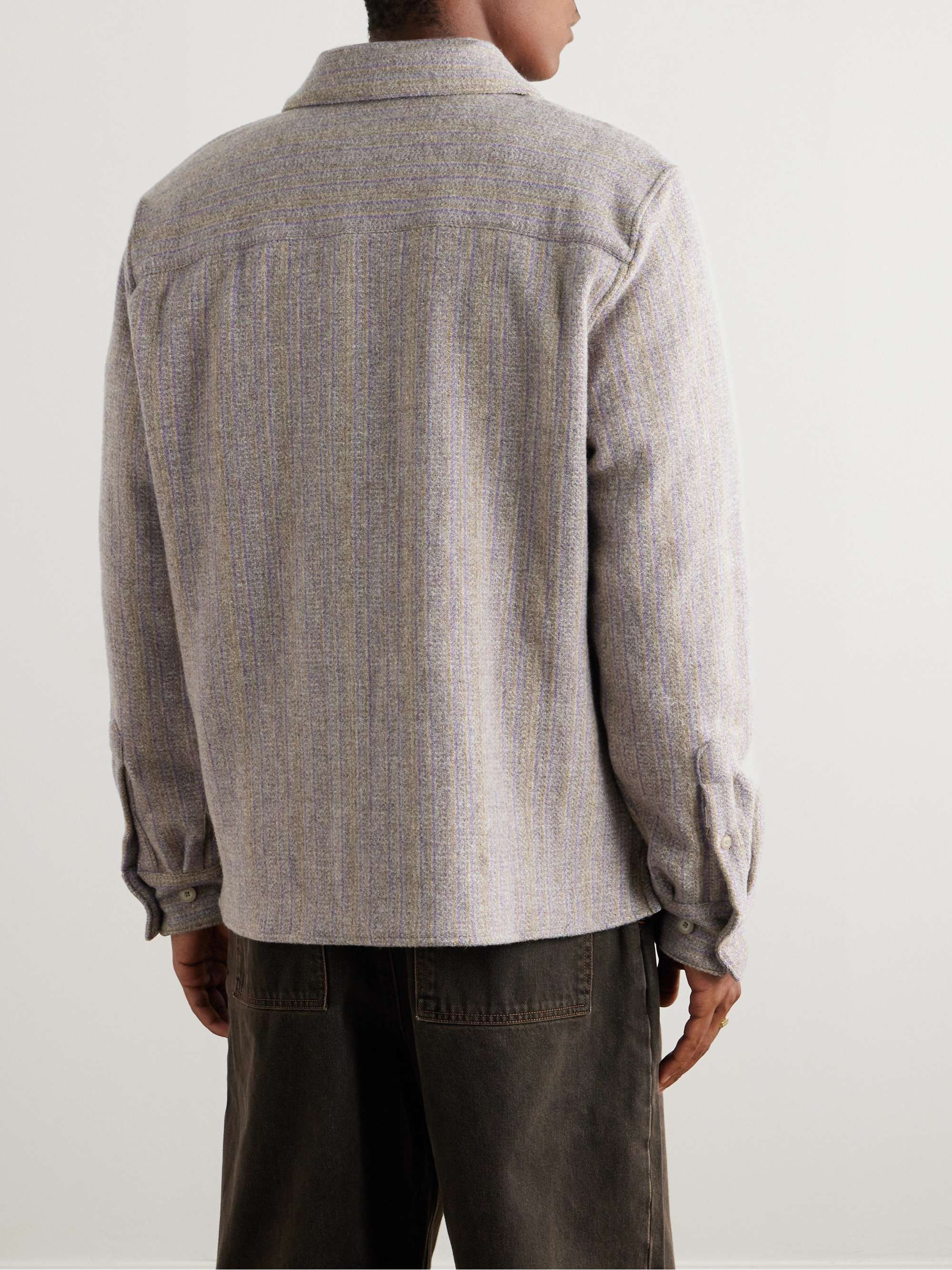 Cullu Striped Wool Overshirt view