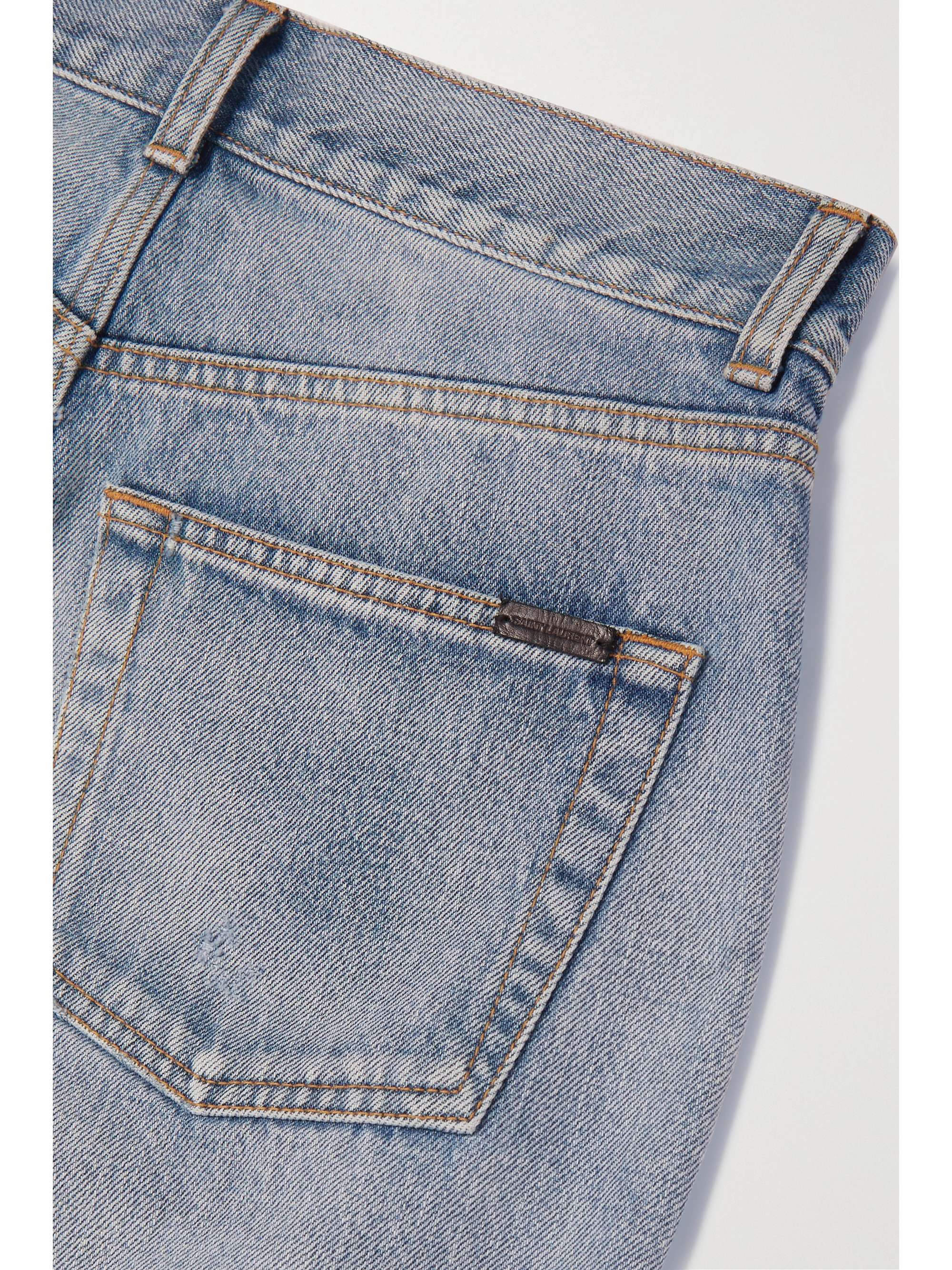 Cassandre embellished high-rise straight-leg jeans view