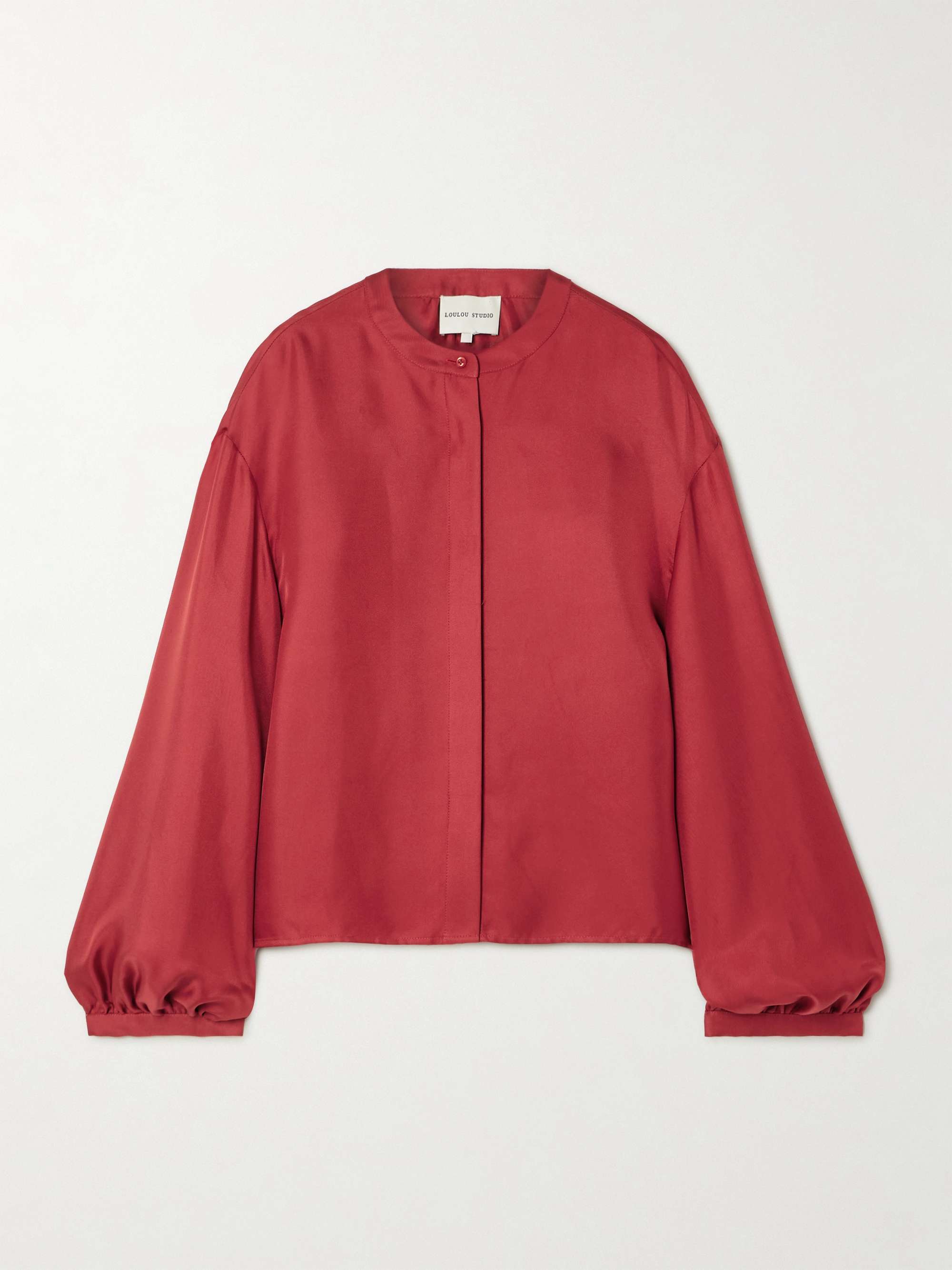 Lea silk blouse hero visual
