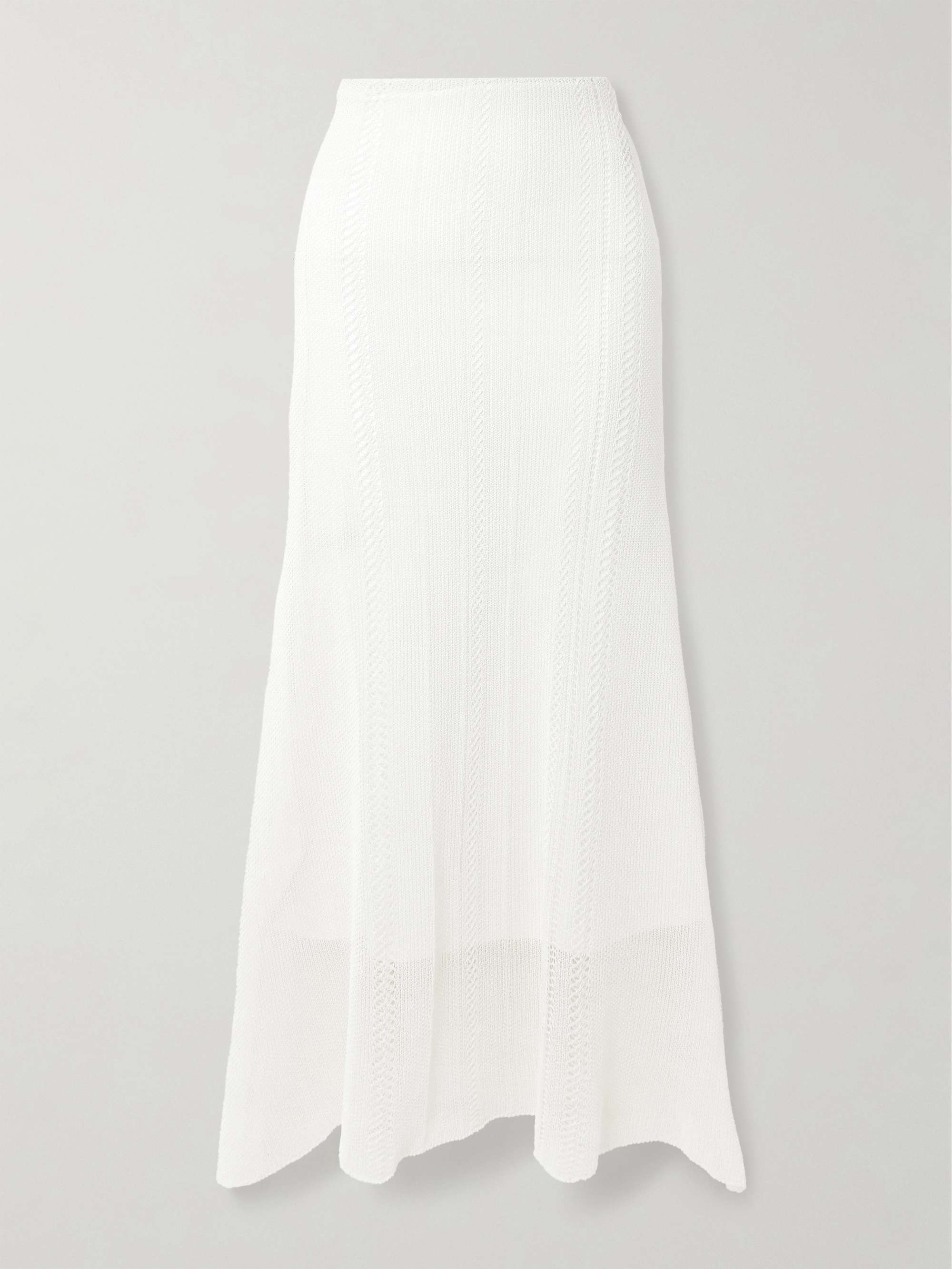 Treillis crocheted cotton-blend maxi skirt hero visual